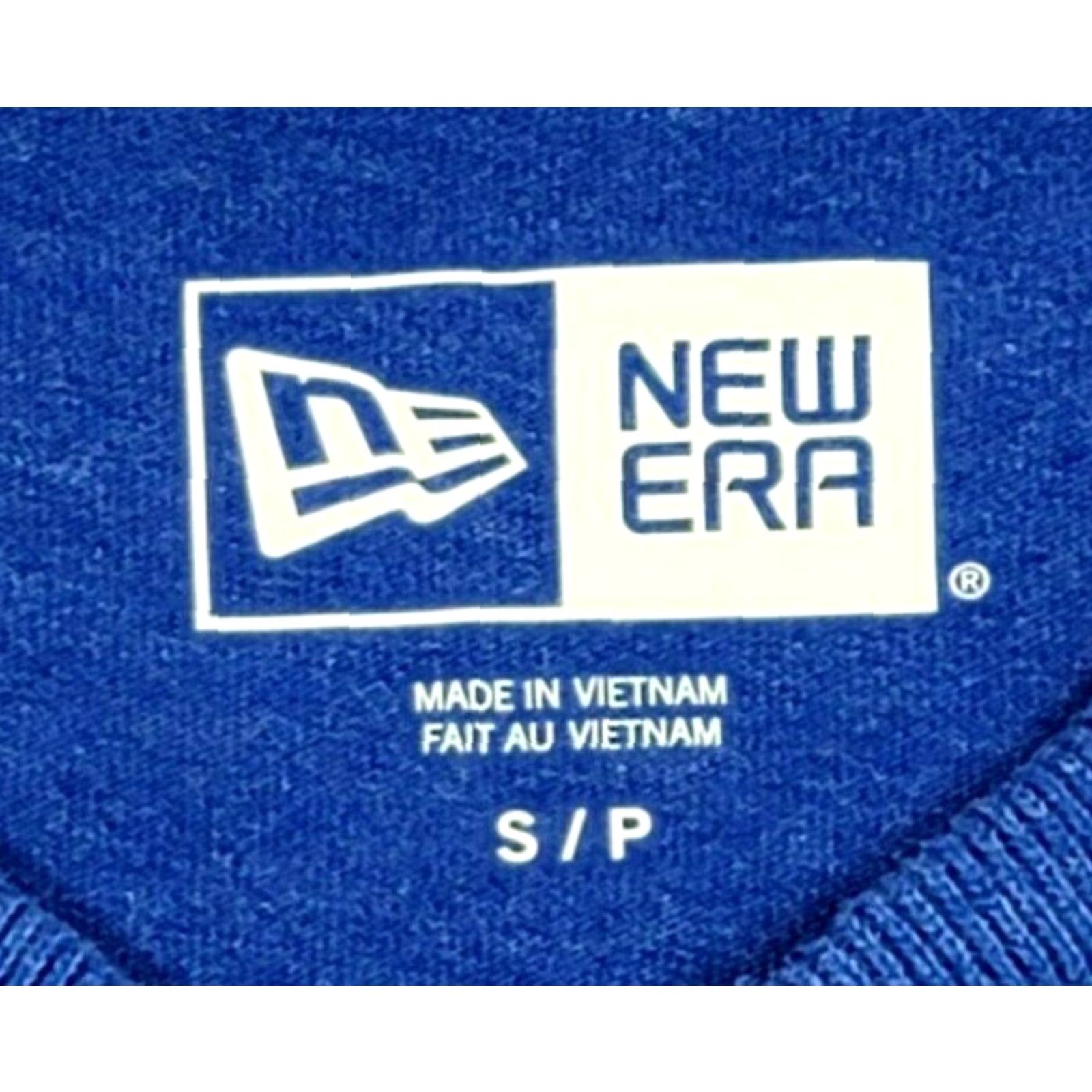 New Era New Era Mens Small Pullover Sweatshirt 1/4 Zip Royal Blue Crew Long Sleeve Size US S / EU 44-46 / 1 - 4 Thumbnail