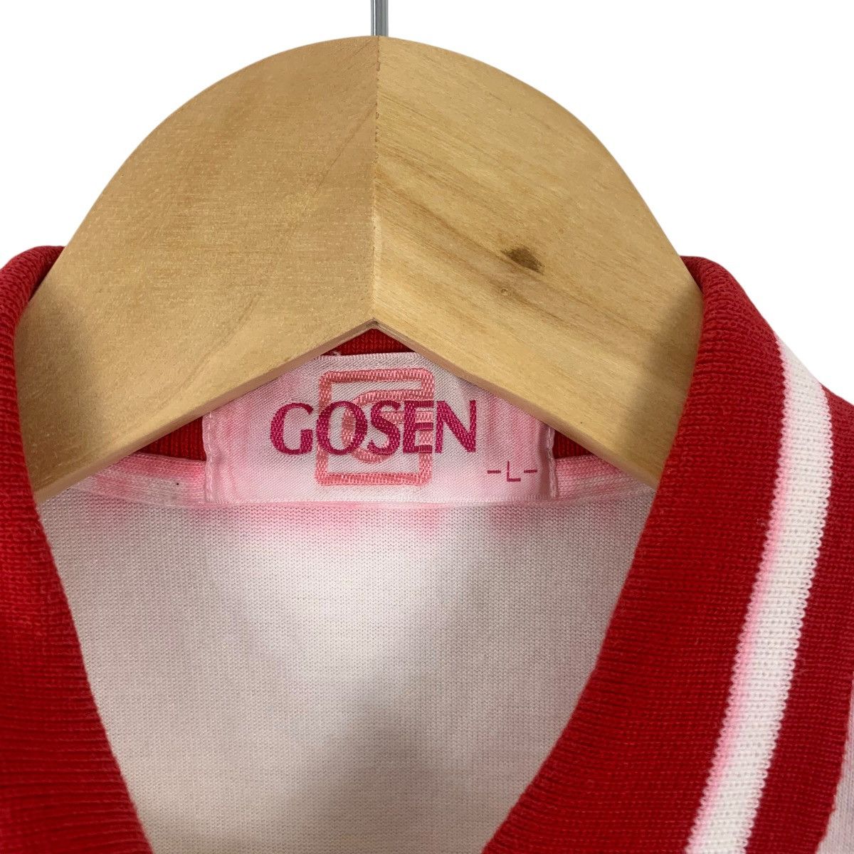 Vintage Vintage 90’ GOSEN JAPAN SPORTSWEAR Abstract Polo Tee Shirt Size US L / EU 52-54 / 3 - 9 Thumbnail