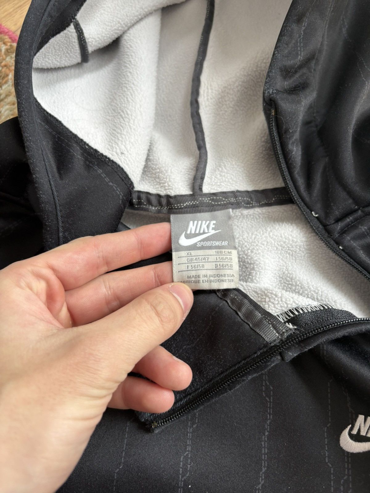 Nike 00s Nike Vintage Oversized Retro Y2K Sport Hoodie Rare Size US XL / EU 56 / 4 - 7 Thumbnail
