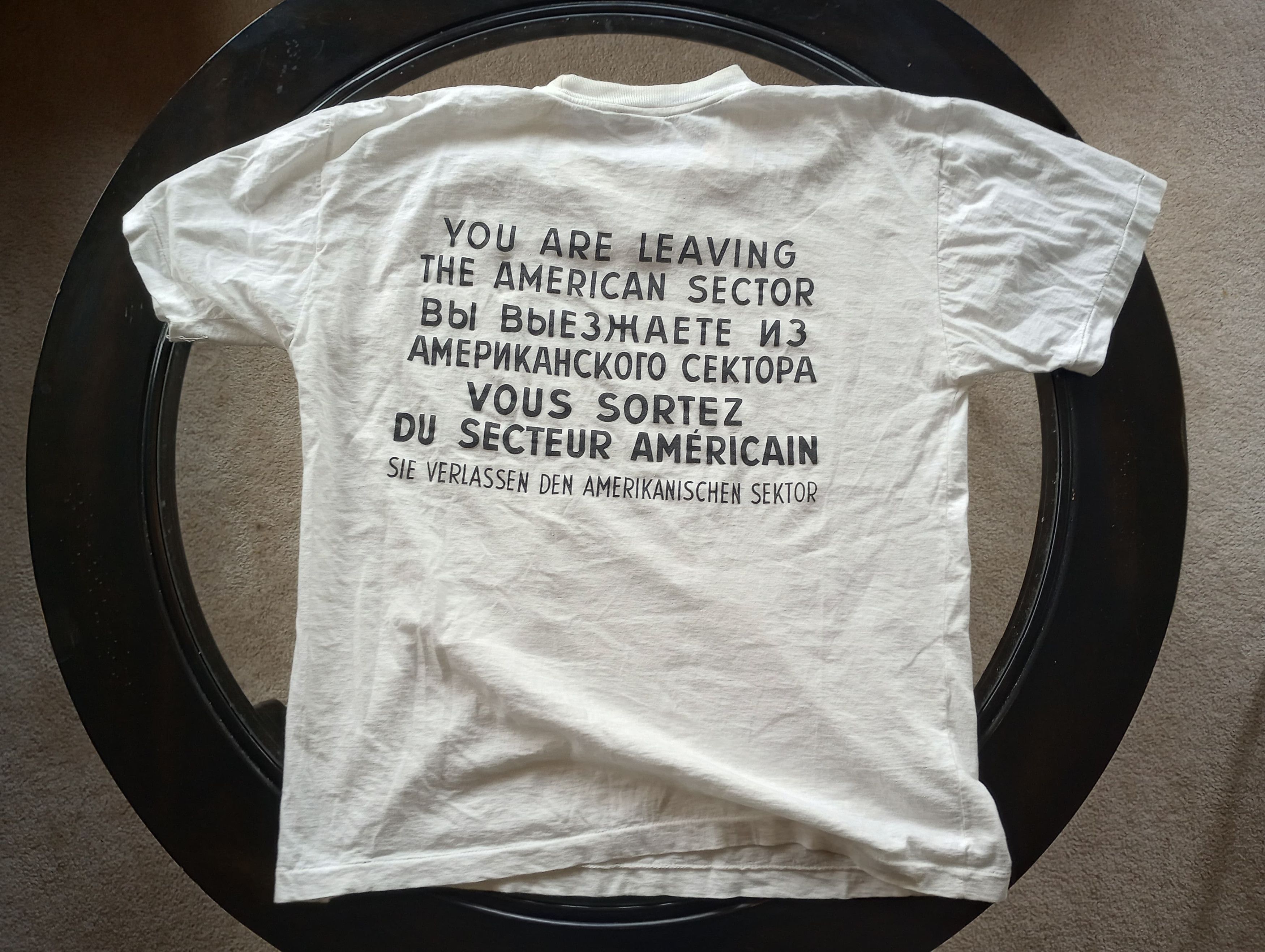 Other Vintage East Germany American Sector T-Shirt Size US M / EU 48-50 / 2 - 1 Thumbnail