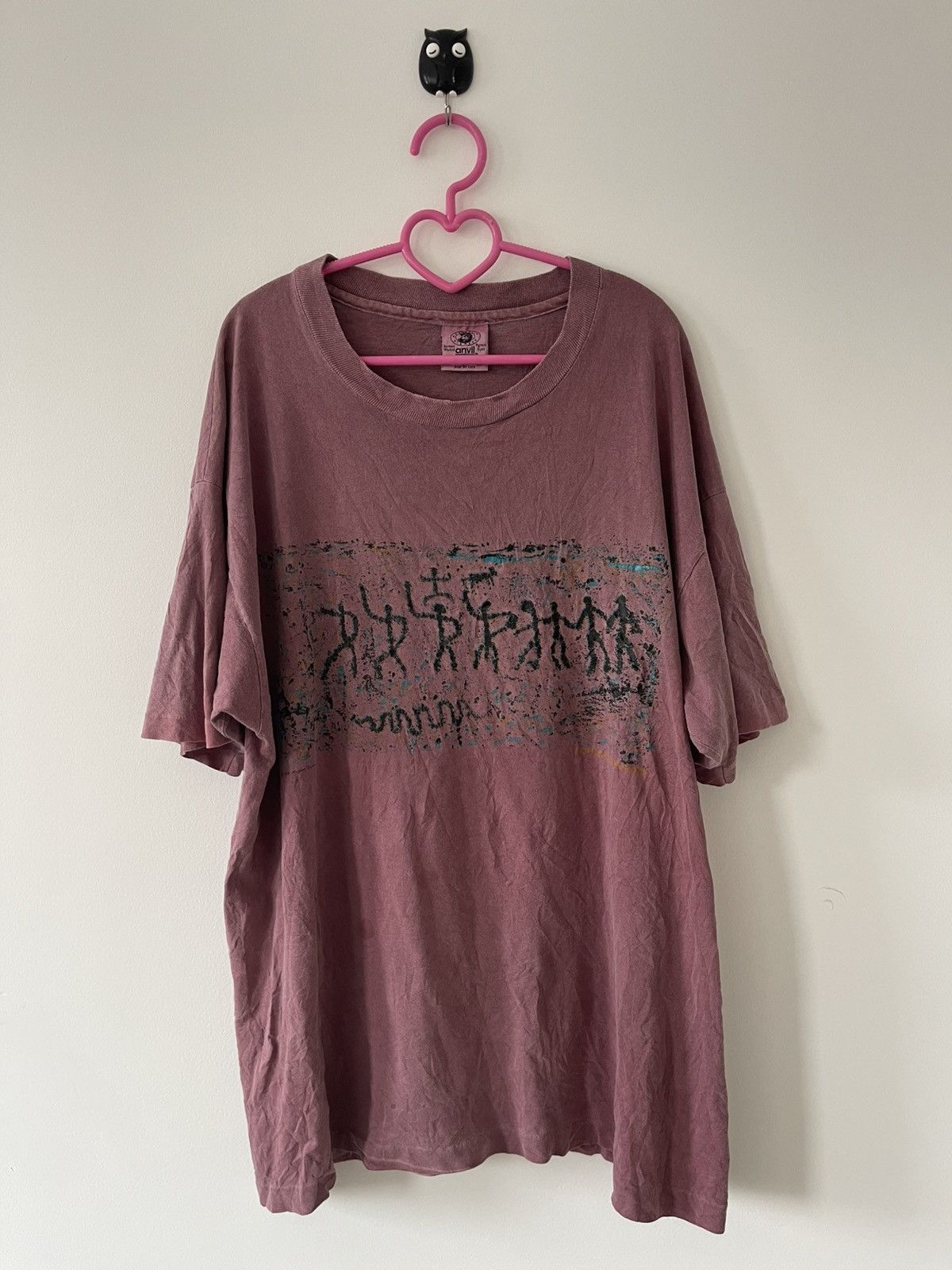 Authentic Pigment Rare Vintage HOHOKAM DANCERS Art Made in USA Anvil Tee Size US L / EU 52-54 / 3 - 1 Thumbnail