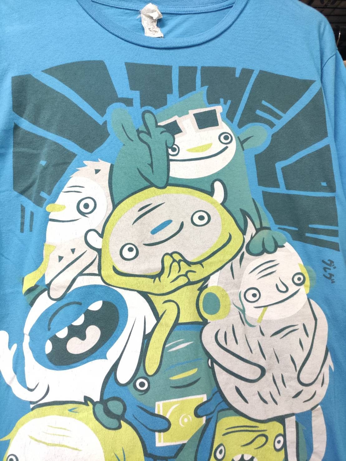 Band Tees Vtg All Time Low Band Cartoon Design Big Print T-Shirt Size US M / EU 48-50 / 2 - 3 Thumbnail
