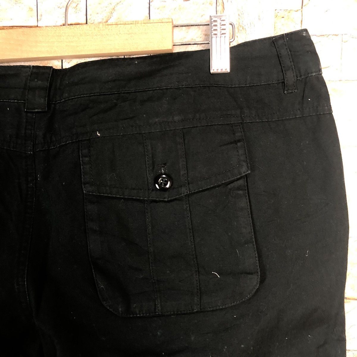 Japanese Brand Smile Land Dark Blue Cropped Pants #A317 Size US 36 / EU 52 - 20 Thumbnail