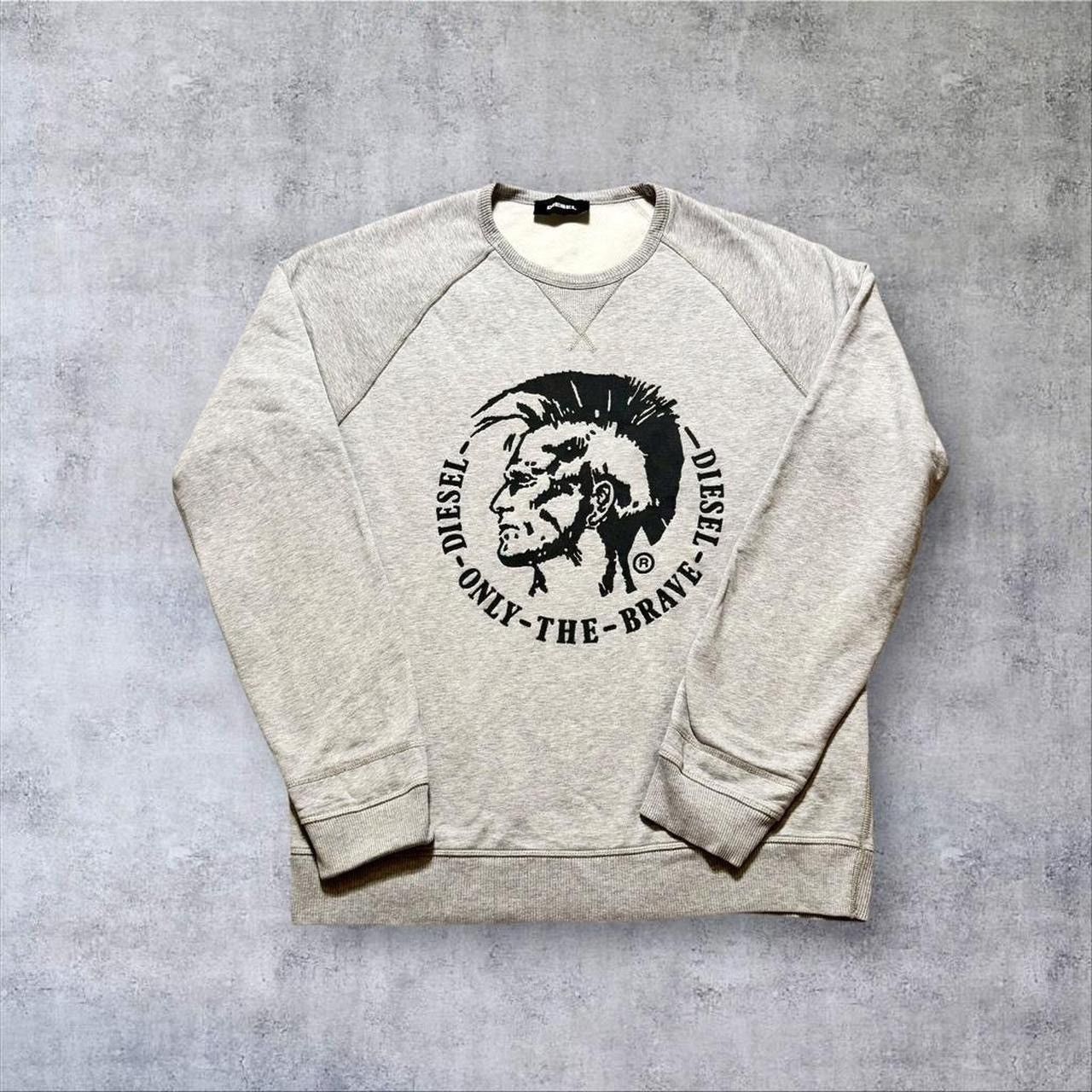 Diesel Diesel Grey Apache Graphic Sweatshirt XL/XXL Size US XL / EU 56 / 4 - 1 Thumbnail
