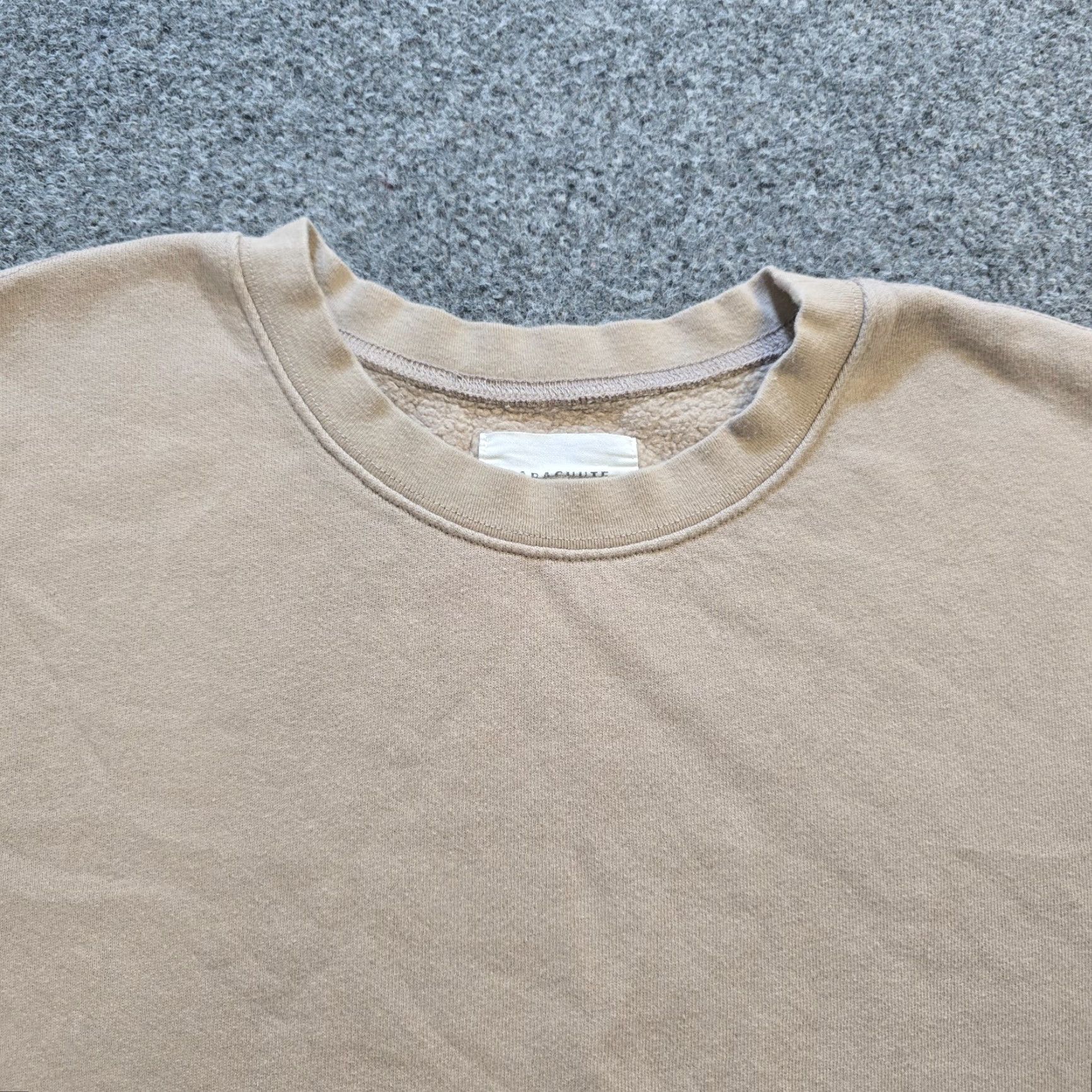 Vintage Parachute Sweatshirt Women Size Medium Beige Crew Neck Long Sleeve Casual Lounge Size M / US 6-8 / IT 42-44 - 2 Thumbnail