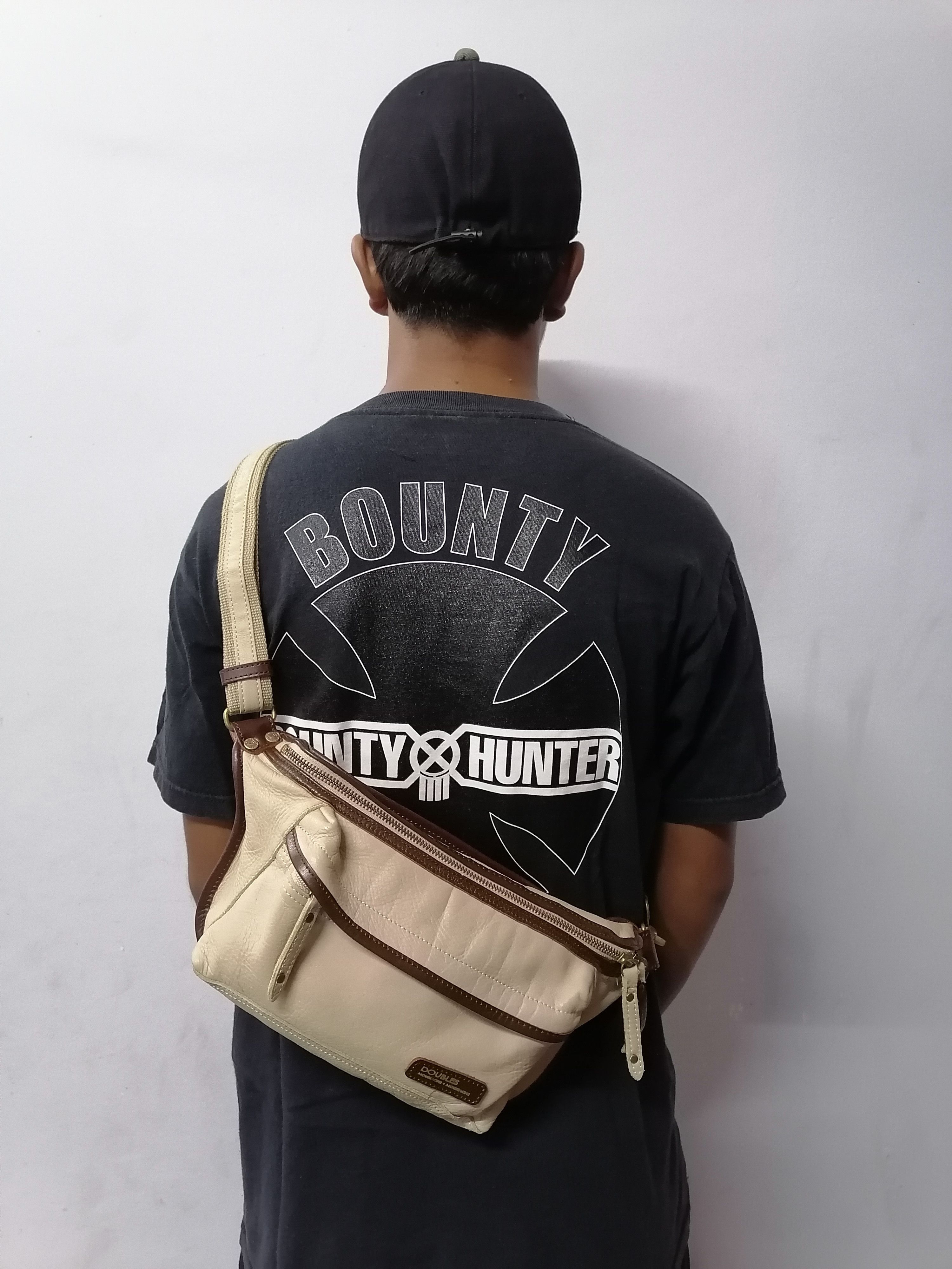Genuine Leather × Japanese Brand Doubles Moustache+Moustache Japan Leather Crossbody Bag Size ONE SIZE - 6 Thumbnail