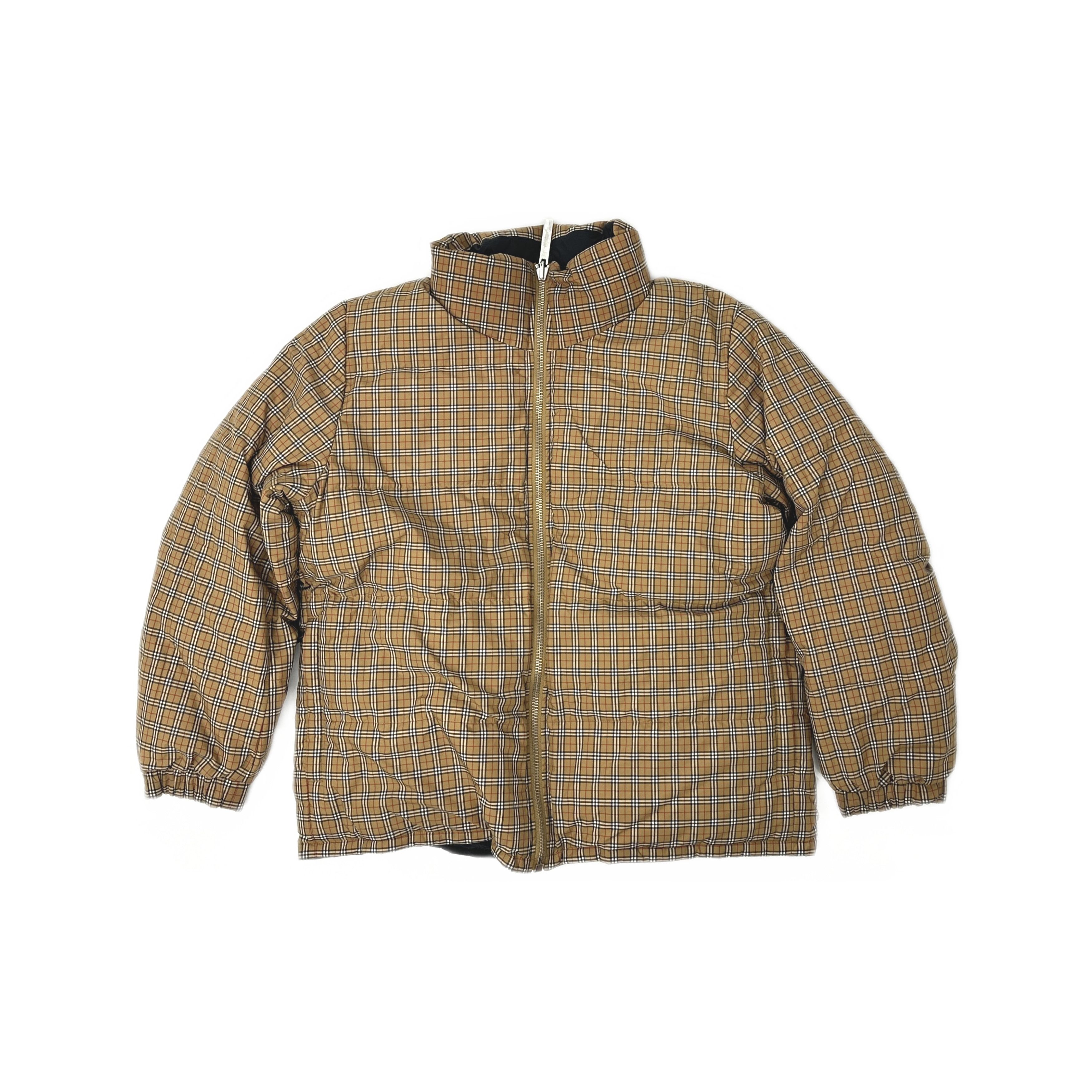 Black Label × Burberry BURBERRY 00s MADE IN JAPAN REAL FUR PUFFER