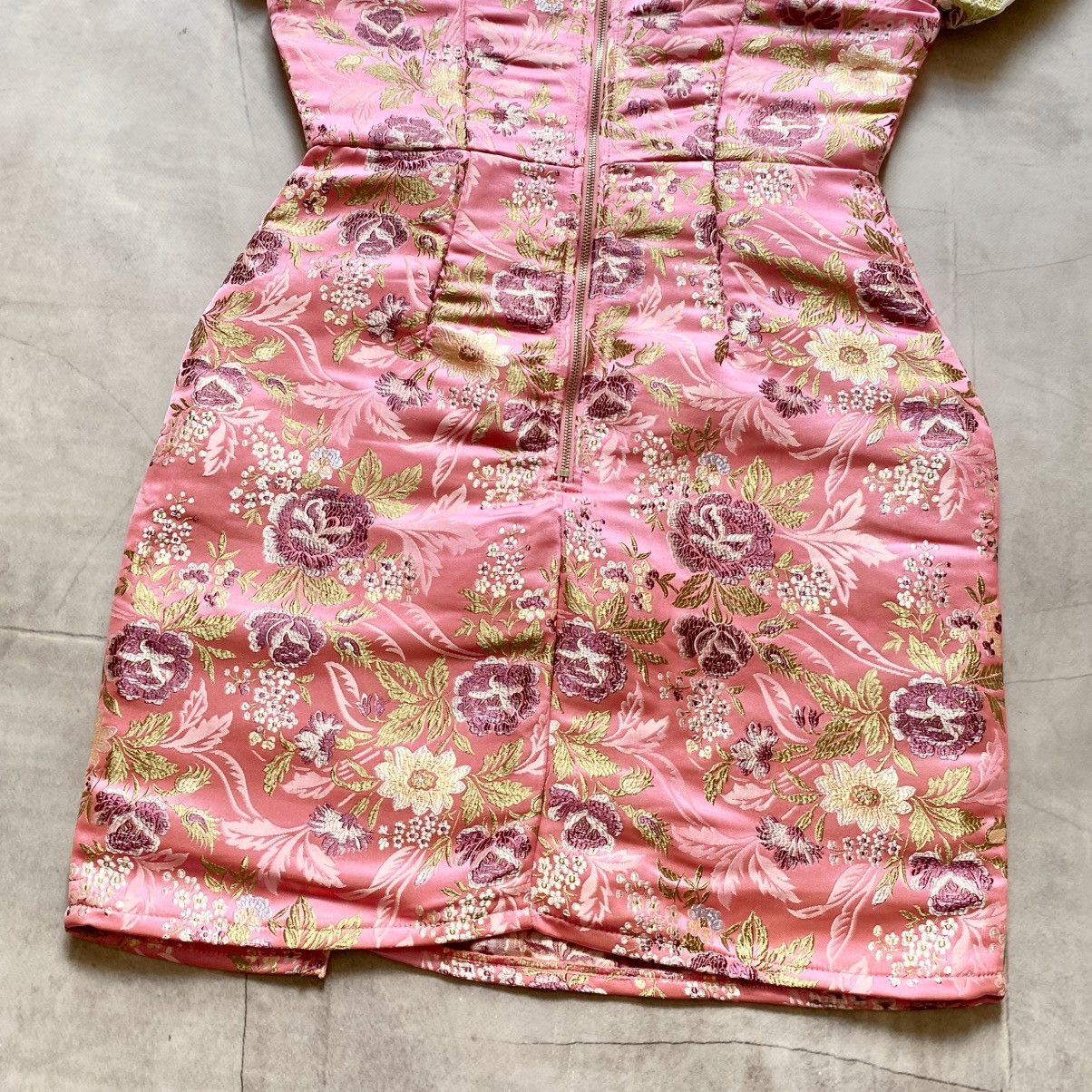Hysteric Glamour Japan Traditional Geisha Flower Floral Vintage Midi Dress Size M / US 6-8 / IT 42-44 - 6 Thumbnail