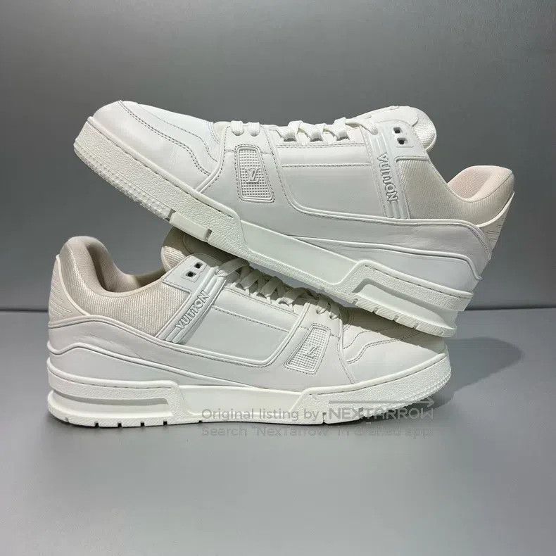 Louis Vuitton Louis Vuitton Trainer Pure White Board Shoes Size US 9 / EU 42 - 4 Thumbnail