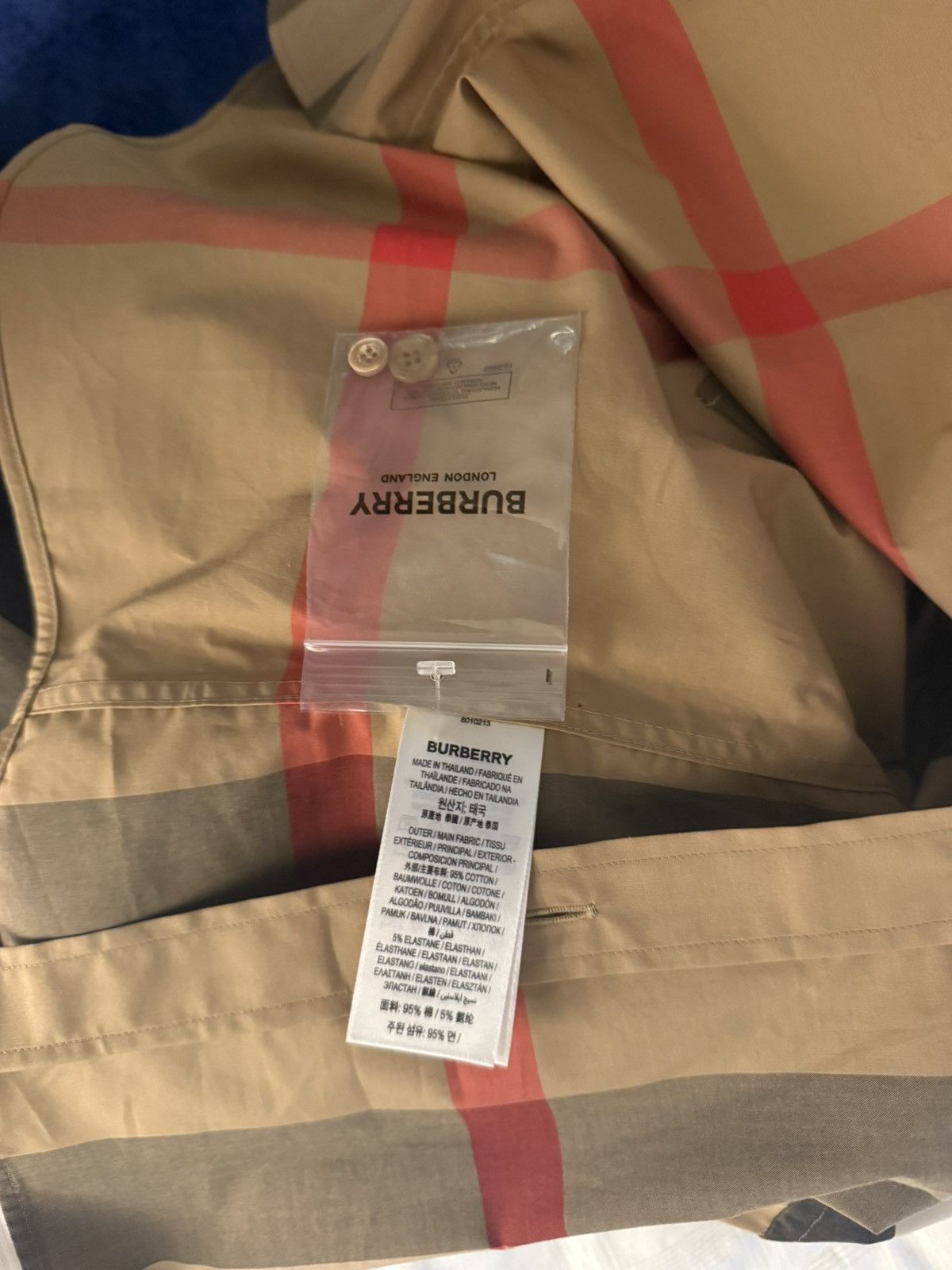 Burberry Burberry slim fit check cotton shirt Size US L / EU 52-54 / 3 - 10 Thumbnail