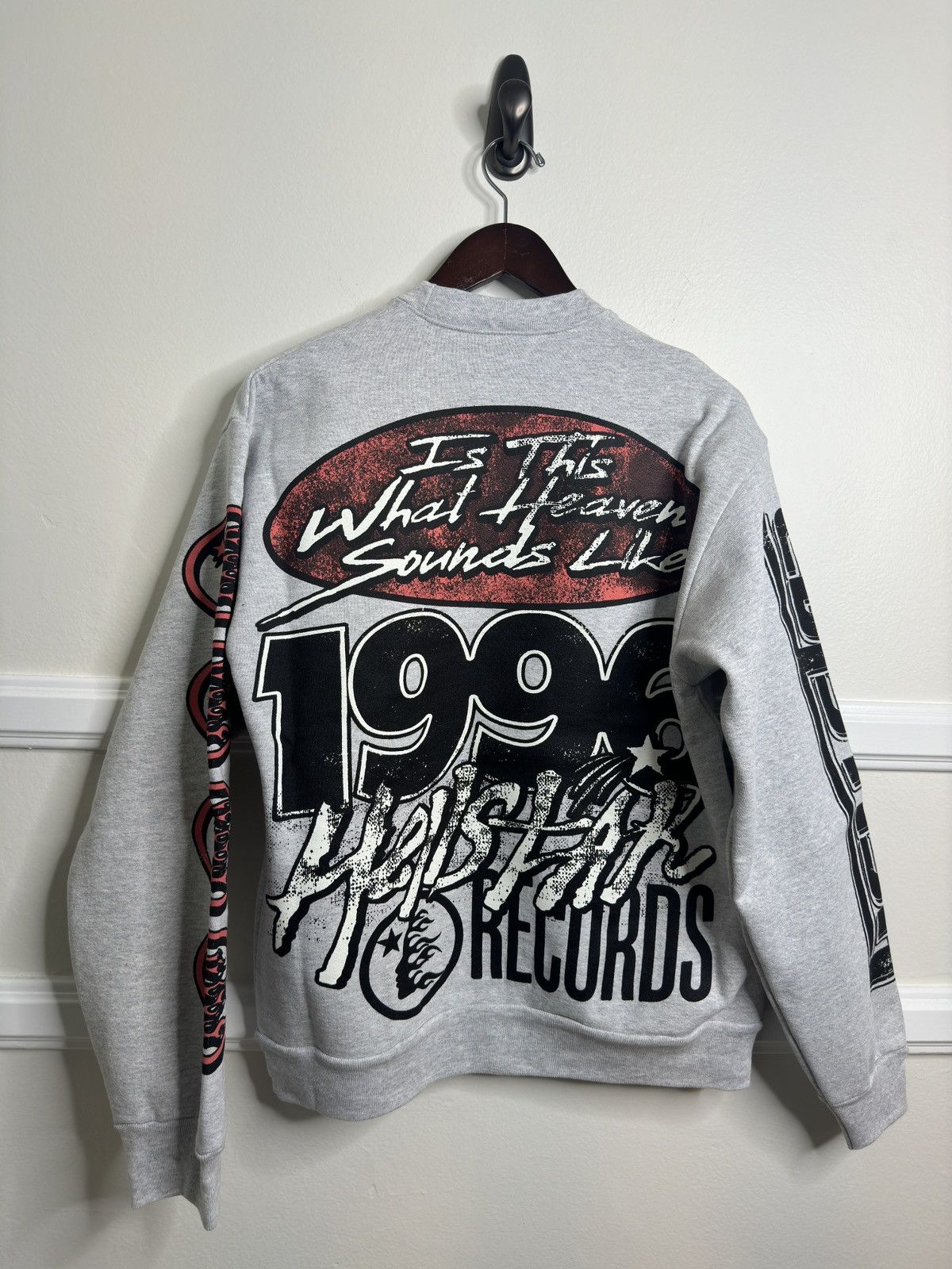 HELLSTAR Hellstar Studios Records Crewneck Grey Size US S / EU 44-46 / 1 - 7 Thumbnail