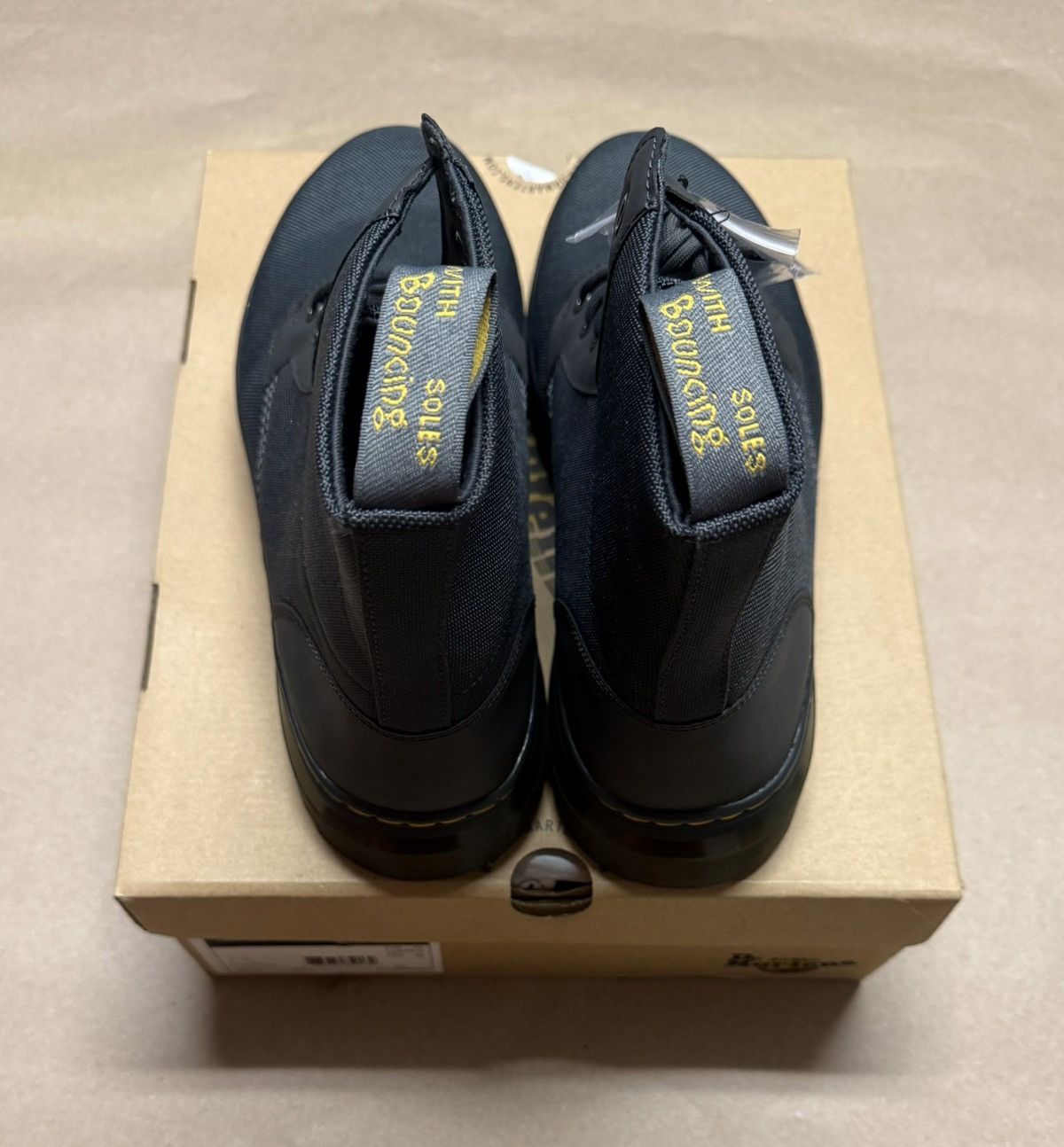 Dr. Martens Dr Marten Combs Charcoal Grey Boots size 14 Combat Rare NEW! Size US 14 / EU 47 - 4 Thumbnail