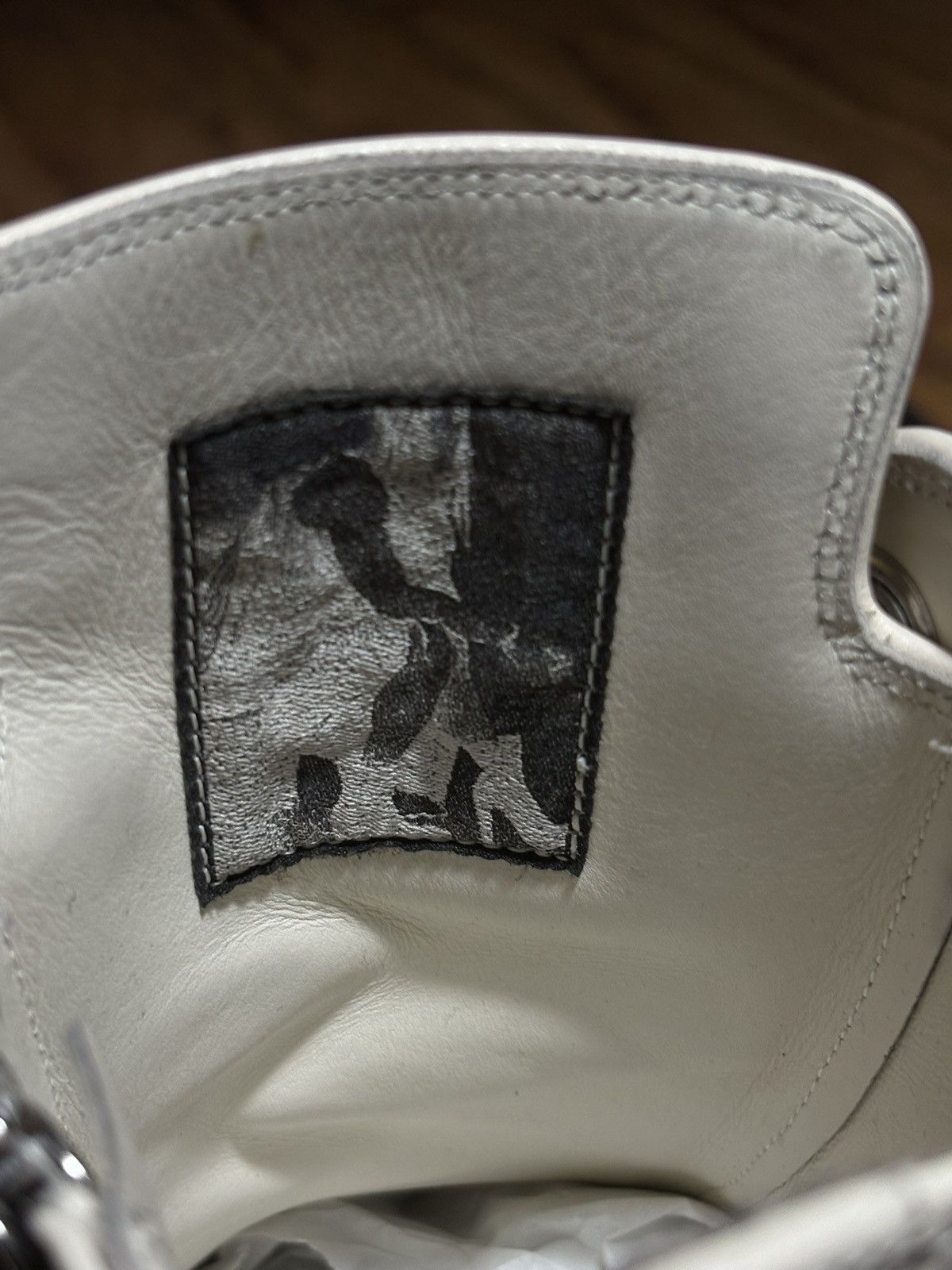 Rick Owens Rick Owens Milk Temple Jumbo Laces Sneaker - Size 43 Size US 10 / EU 43 - 5 Thumbnail