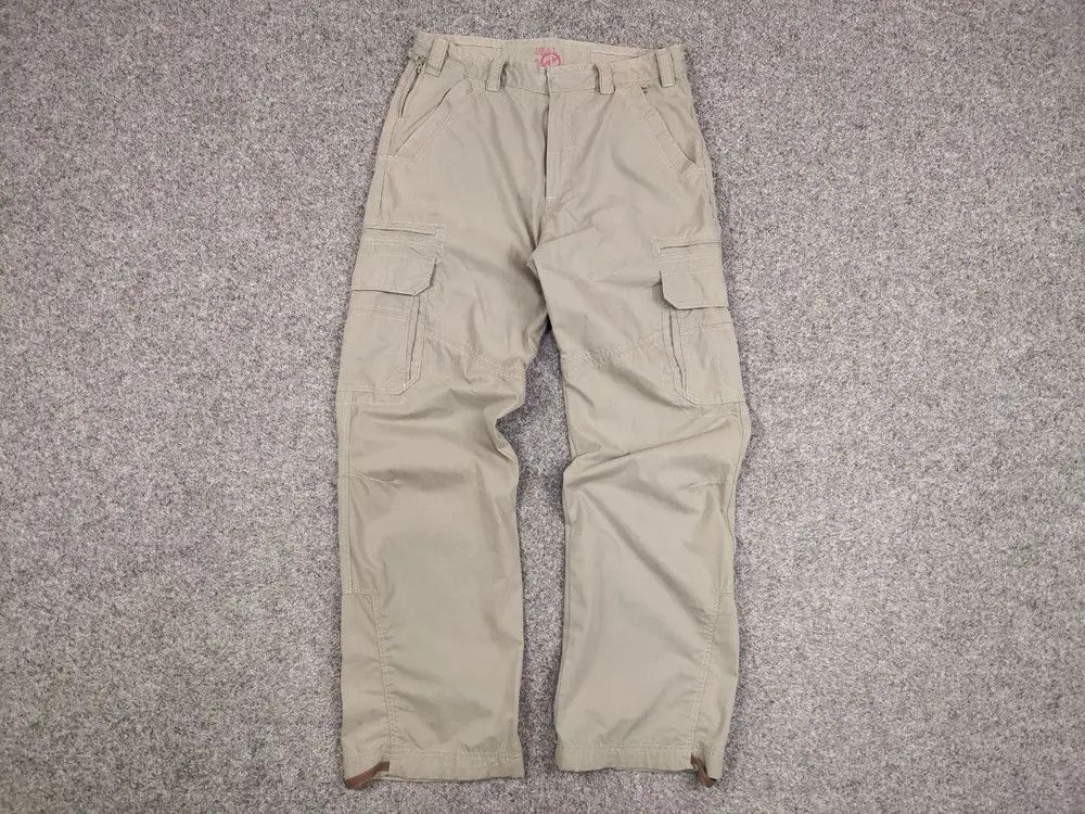 Japanese Brand Vintage 90's Cargo Pants Travis Scott Japan Zip Pocket Size US 34 / EU 50 - 4 Thumbnail