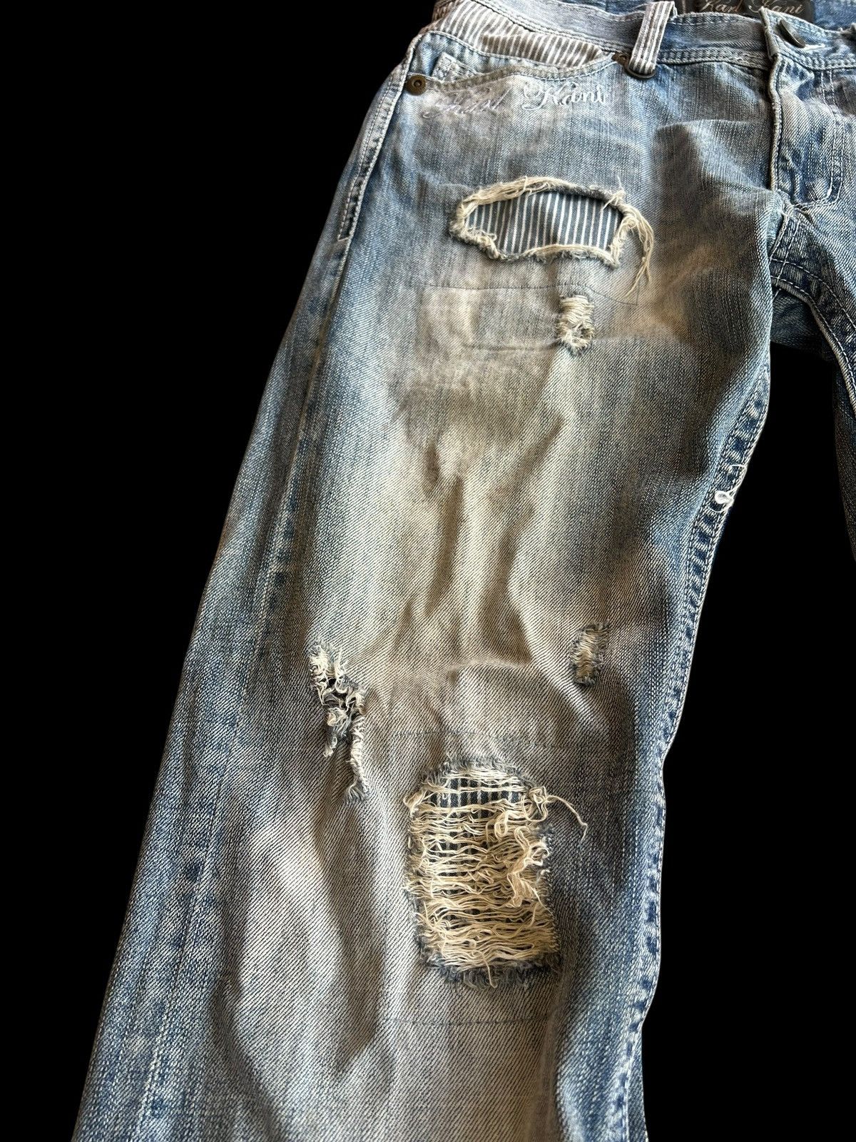 Japanese Brand Vintage Karl Kani Distress Faded Jean Size US 32 / EU 48 - 11 Thumbnail