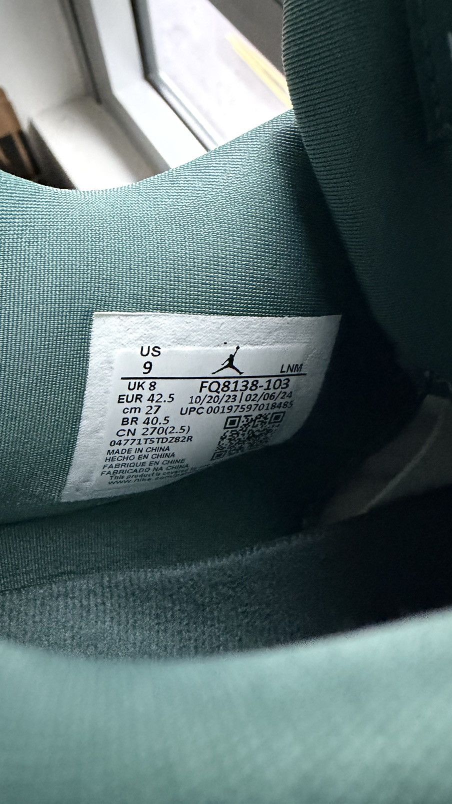 Jordan Brand Retro Jordan 4 Oxidized Green Size US 9 / EU 42 - 7 Thumbnail