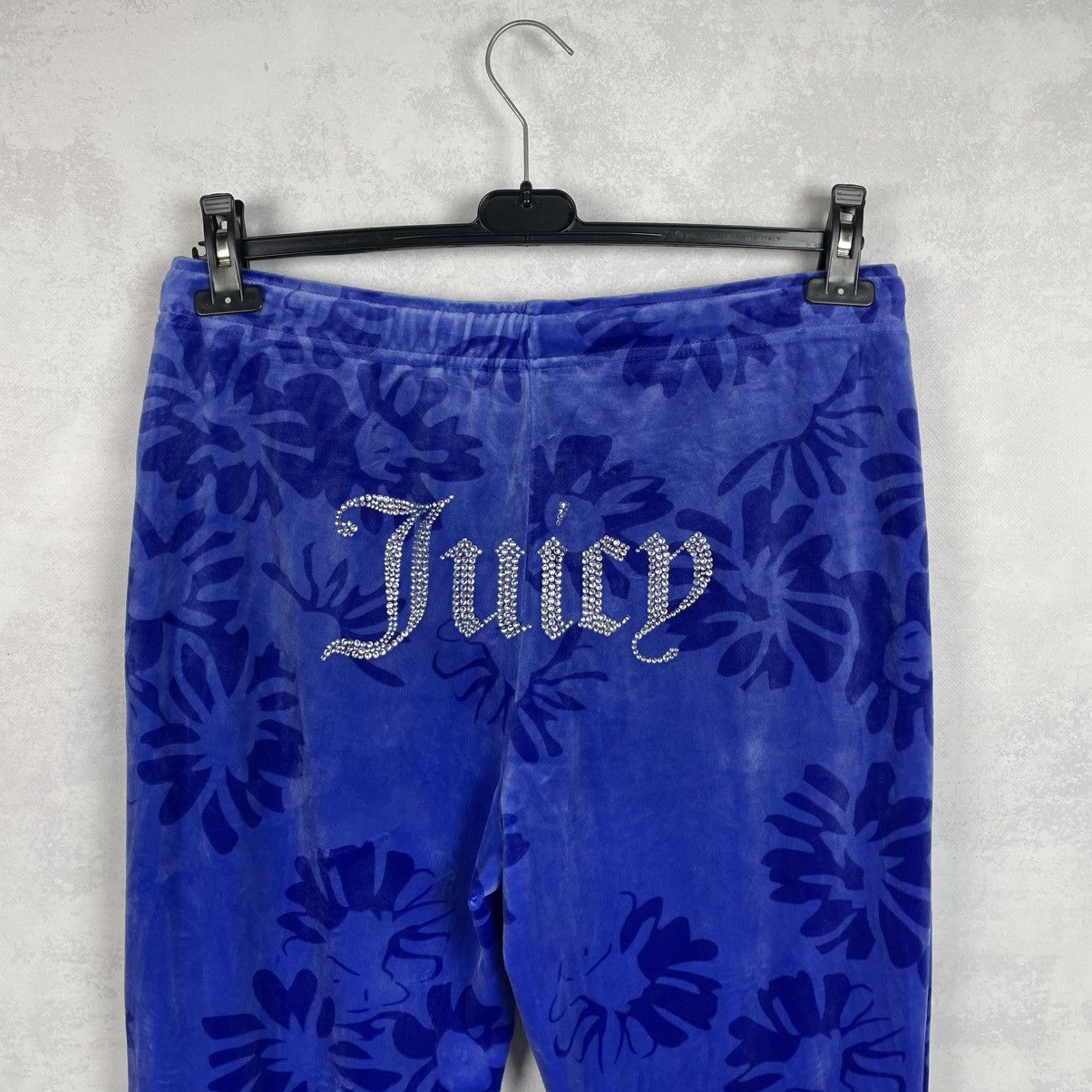 Juicy Couture Juicy Couture Tina Daisy Flowers Velour Track Pants Size XL Size 38" / US 16 / IT 52 - 5 Thumbnail