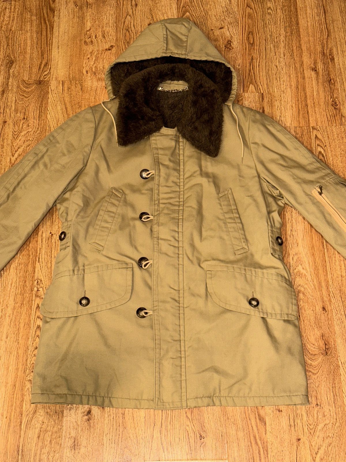 Austin Reed VTG Austin Reed Great Western Canvas Winter Fur Lined Parka Size US XL / EU 56 / 4 - 1 Thumbnail