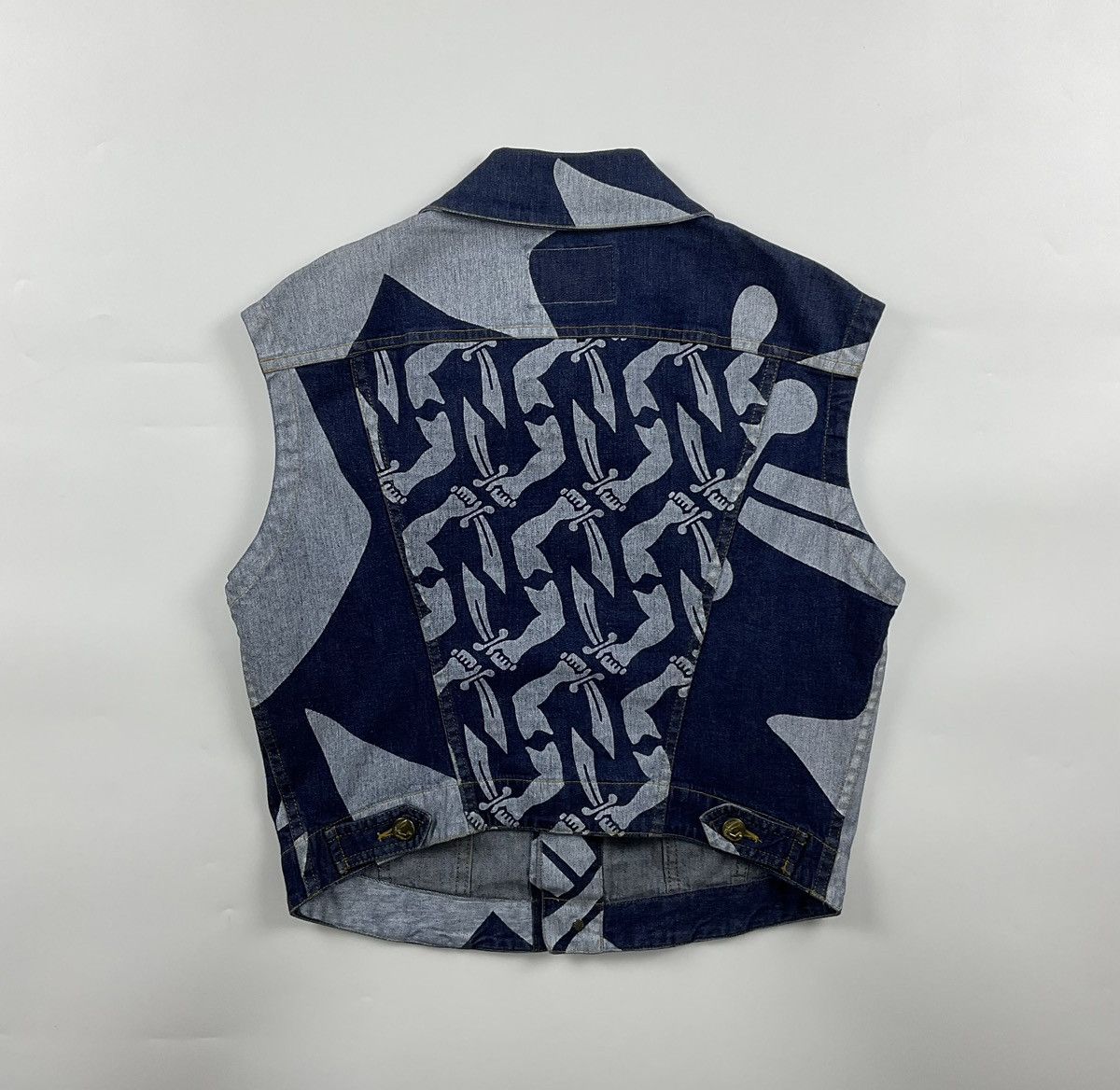 Vivienne Westwood Vivienne Westwood Anglomania F/W'98 Sword Print Vest Size US S / EU 44-46 / 1 - 2 Thumbnail