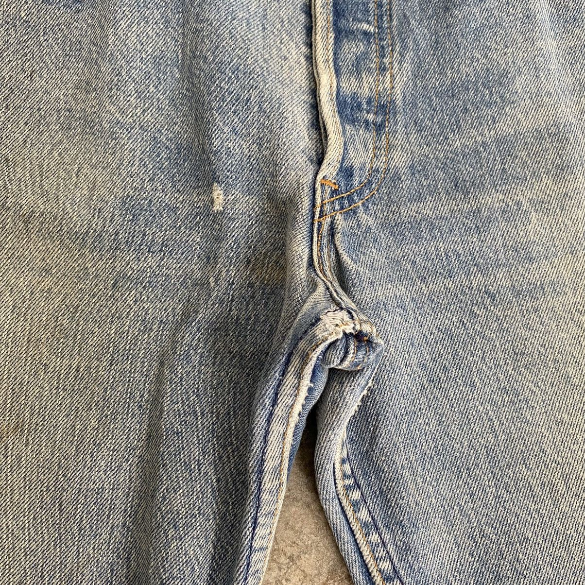 Levi's Vintage Levis 501 Faded Stonewashed Blue Distressed Jeans Size US 32 / EU 48 - 7 Thumbnail