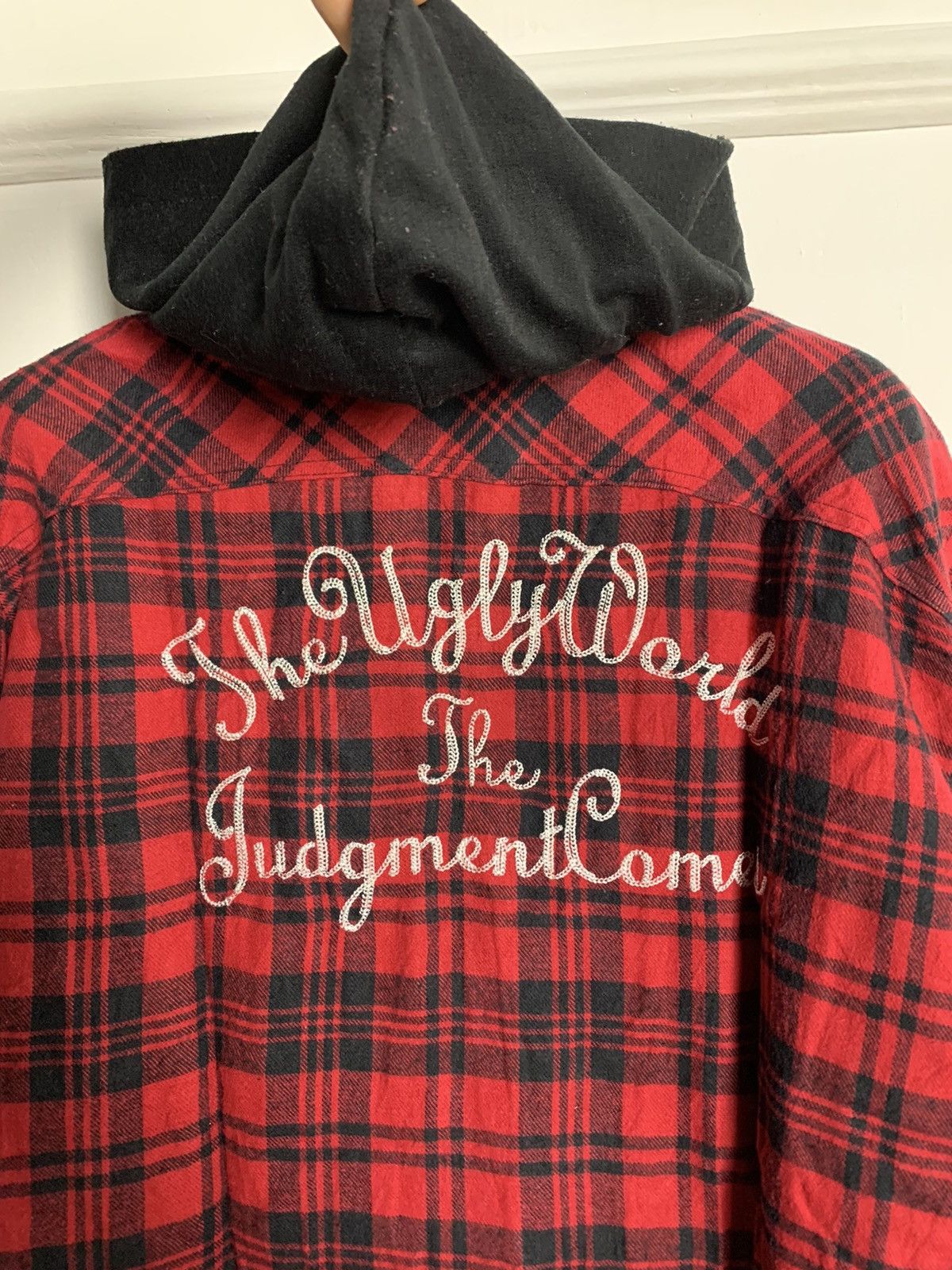 In The Attic × Japanese Brand × Vintage vintage in the attic home flannel button ups zipper hoodie Size US L / EU 52-54 / 3 - 7 Thumbnail