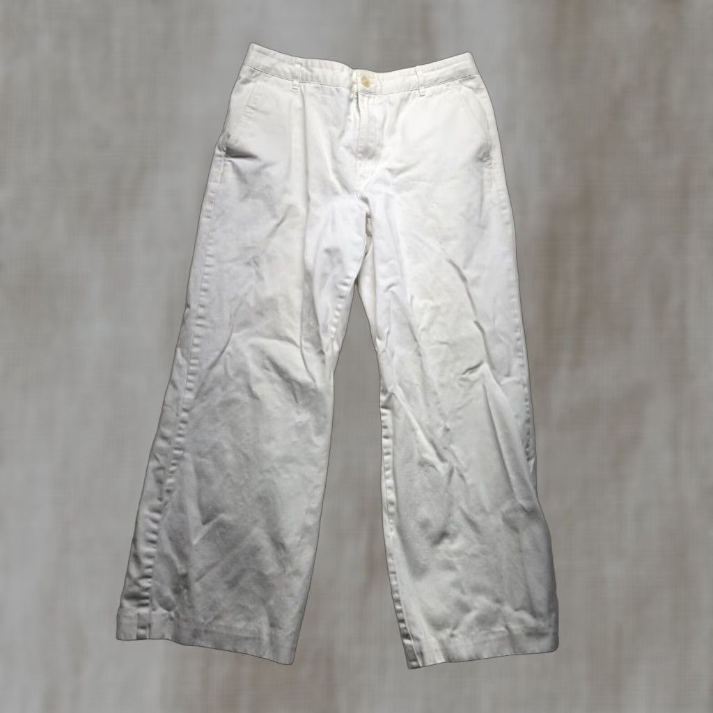Ralph Lauren Lauren Ralph Lauren White Cropped Pants Adult Women's 8 Size 30" / US 8 / IT 44 - 1 Thumbnail