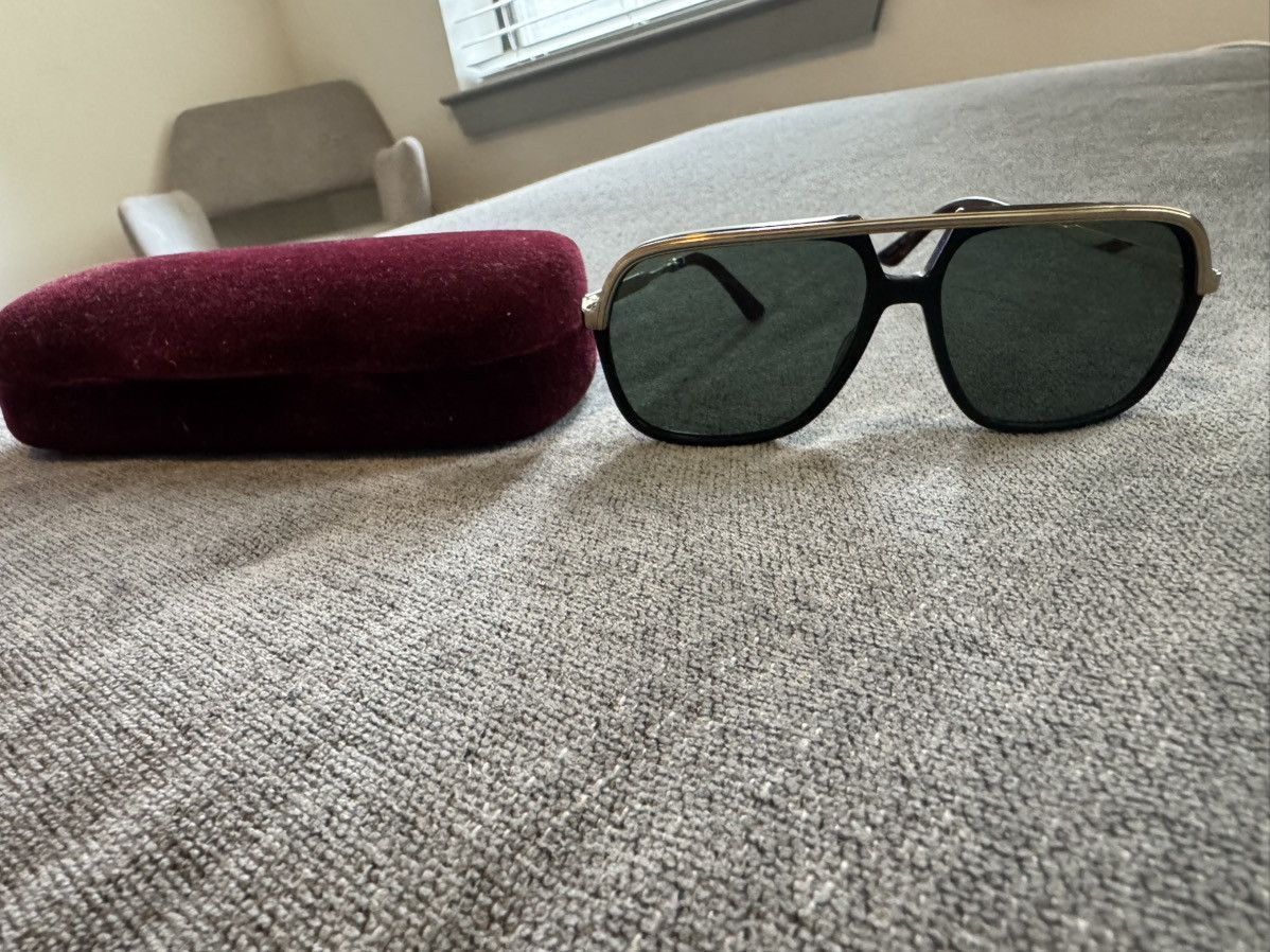 Gucci Black and Gold Gucci aviator frames Size ONE SIZE - 4 Thumbnail