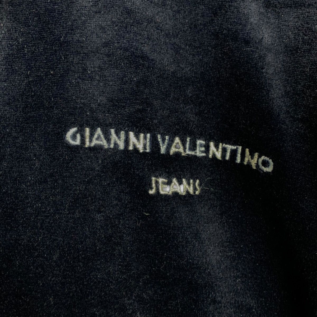 Gianni Valentino GIANNI VALENTINO Half Zip Long Sleeve Velvet Polos #1654-C74 Size US M / EU 48-50 / 2 - 12 Thumbnail