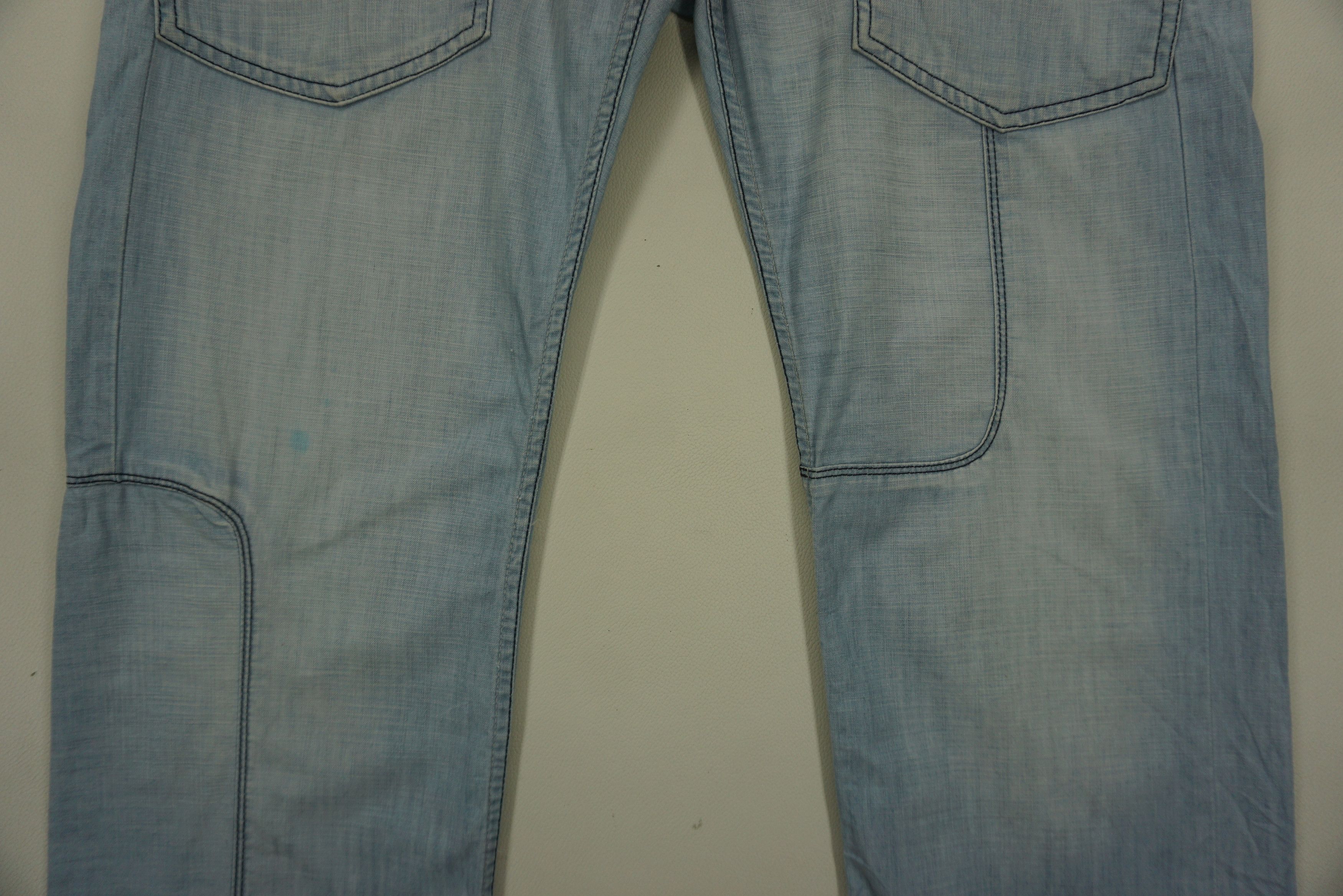 Japanese Brand FREESOUL Jeans fit W33xL35 Low Rise Patchwork Baggy Denim Size US 30 / EU 46 - 10 Thumbnail