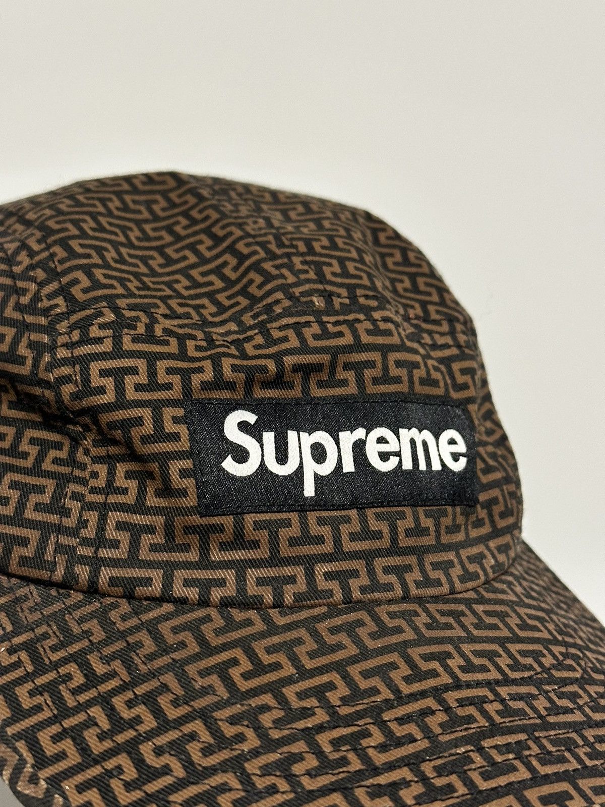 Supreme Supreme Motif Camp Cap Brown FW12 Size ONE SIZE - 2 Thumbnail