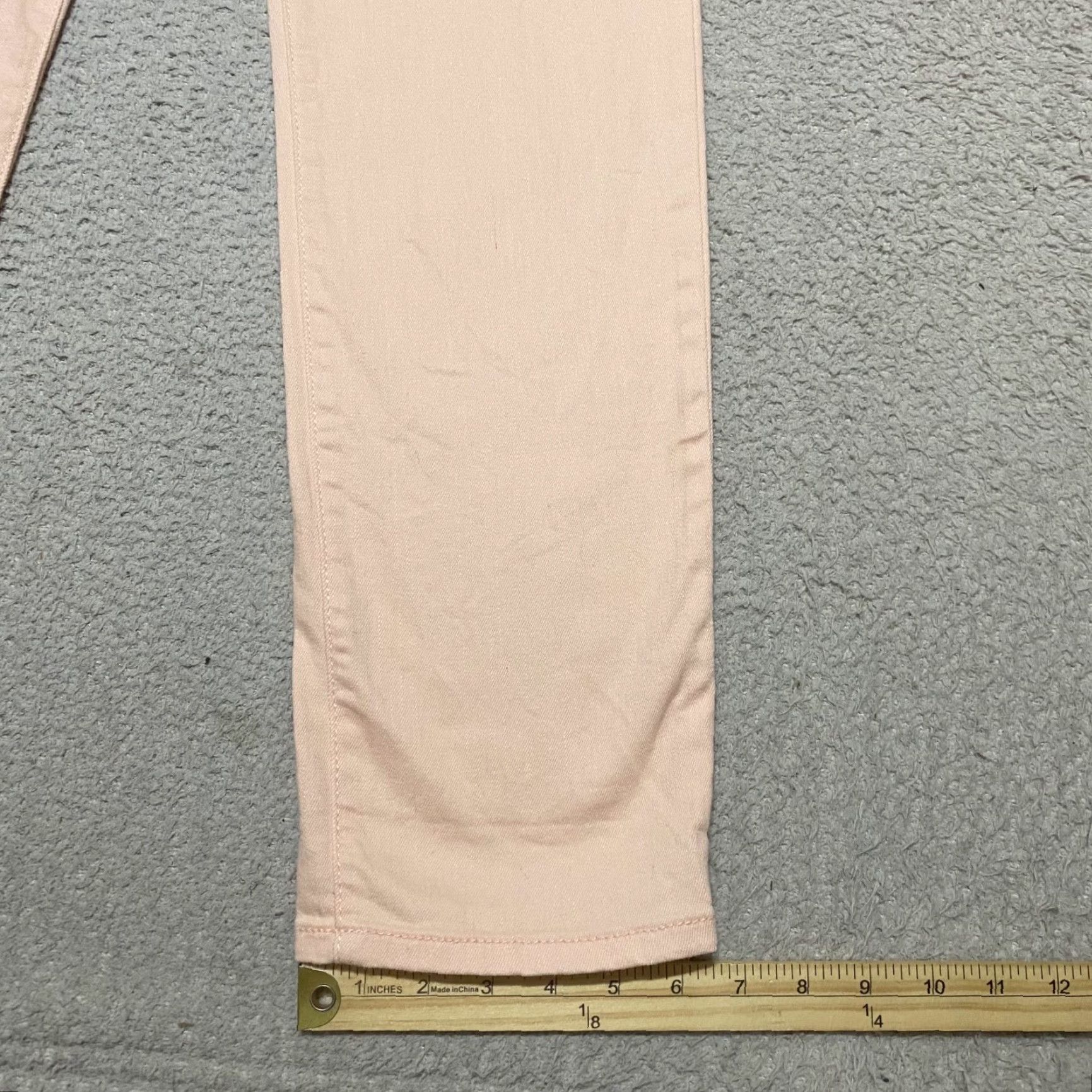 Apt. 9 Apt. 9 Womens Jeans Light Orange Denim Light Wash Straight Capri Mid Rise Size 34" / US 12 / IT 48 - 5 Thumbnail