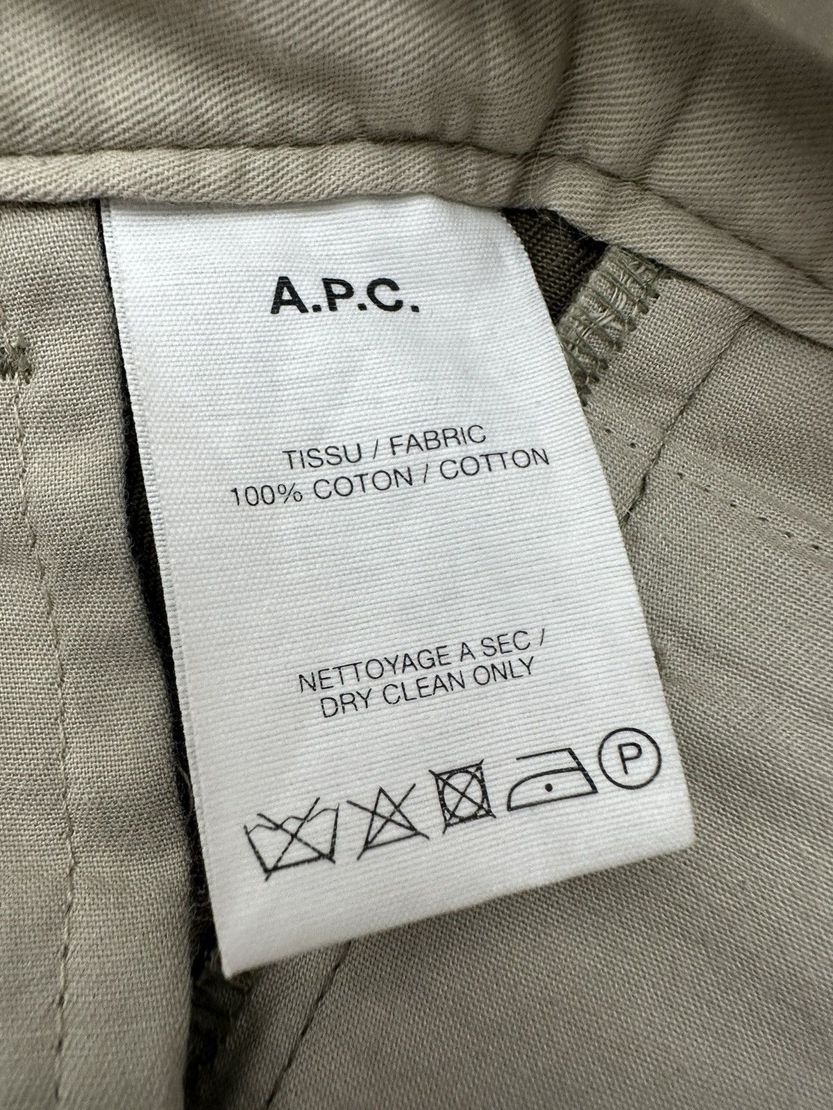 A.P.C. A.P.C Green Classic Cotton-Gabardine Chinos Sz. 31 Size US 31 - 5 Thumbnail