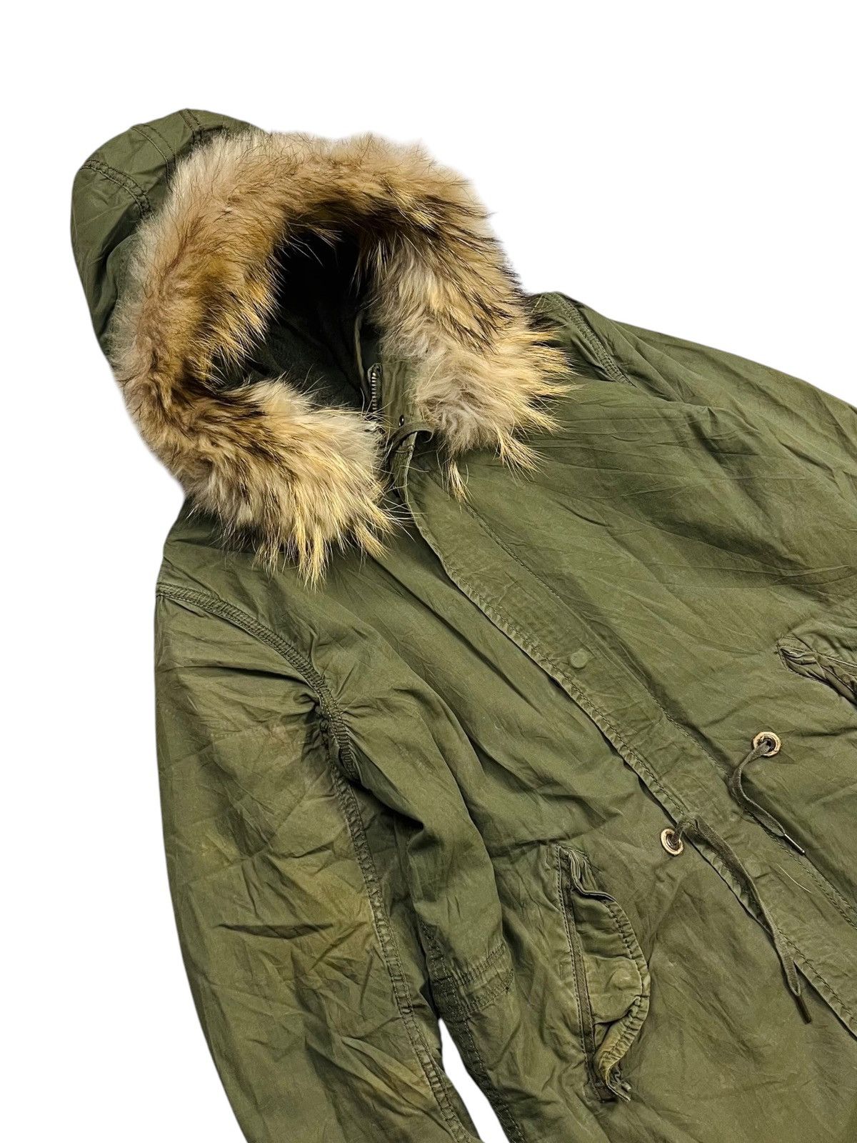If Six Was Nine 2000s GOA - Apocalypse Fur Hoodie Jacket Size US M / EU 48-50 / 2 - 8 Thumbnail