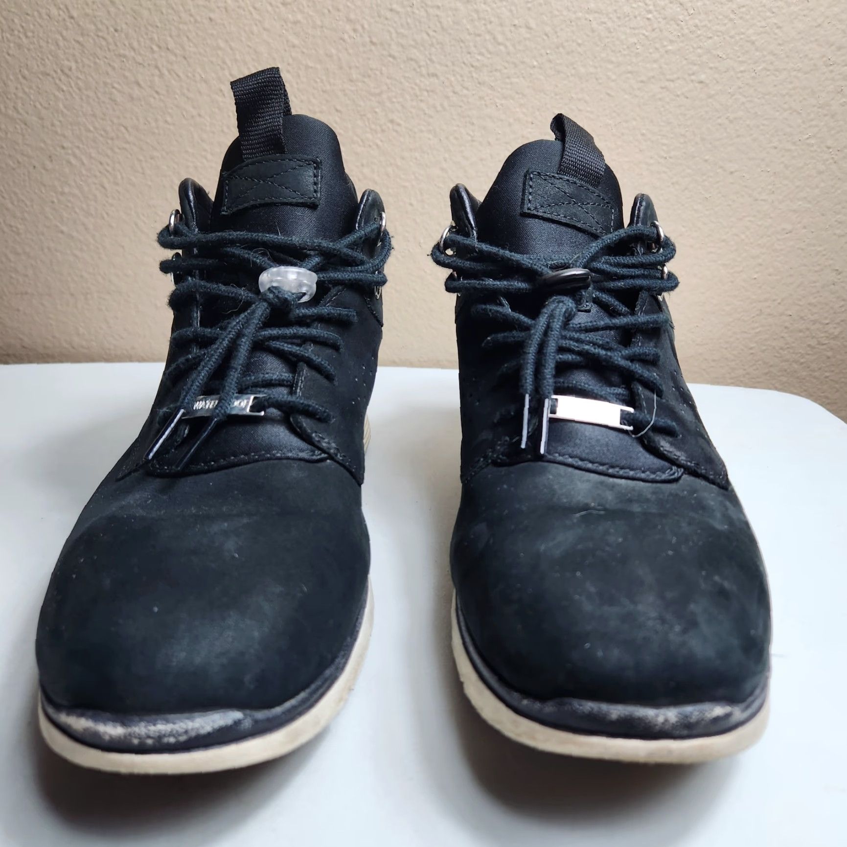 Timberland Timberland Men Boots |9| Black Nubuck Leather A1TP2 Sensorflex Lace Up Chukka Boots Mens Shoes Black NN Size US 9 / EU 42 - 5 Thumbnail