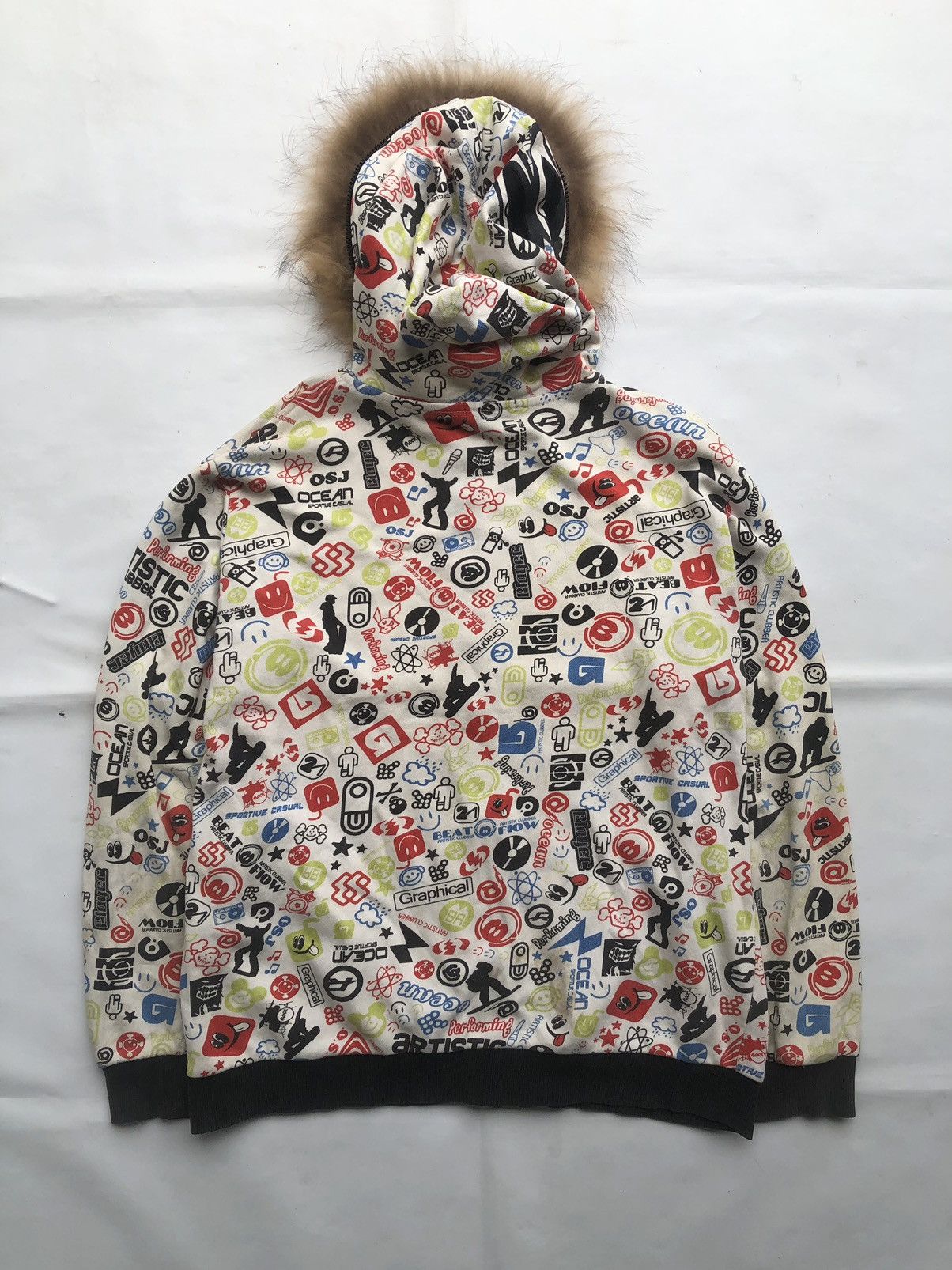 If Six Was Nine OCEAN’SKY POEM FUR HOODIE SKATE PUNK IFSIX STYLE Size US L / EU 52-54 / 3 - 4 Thumbnail