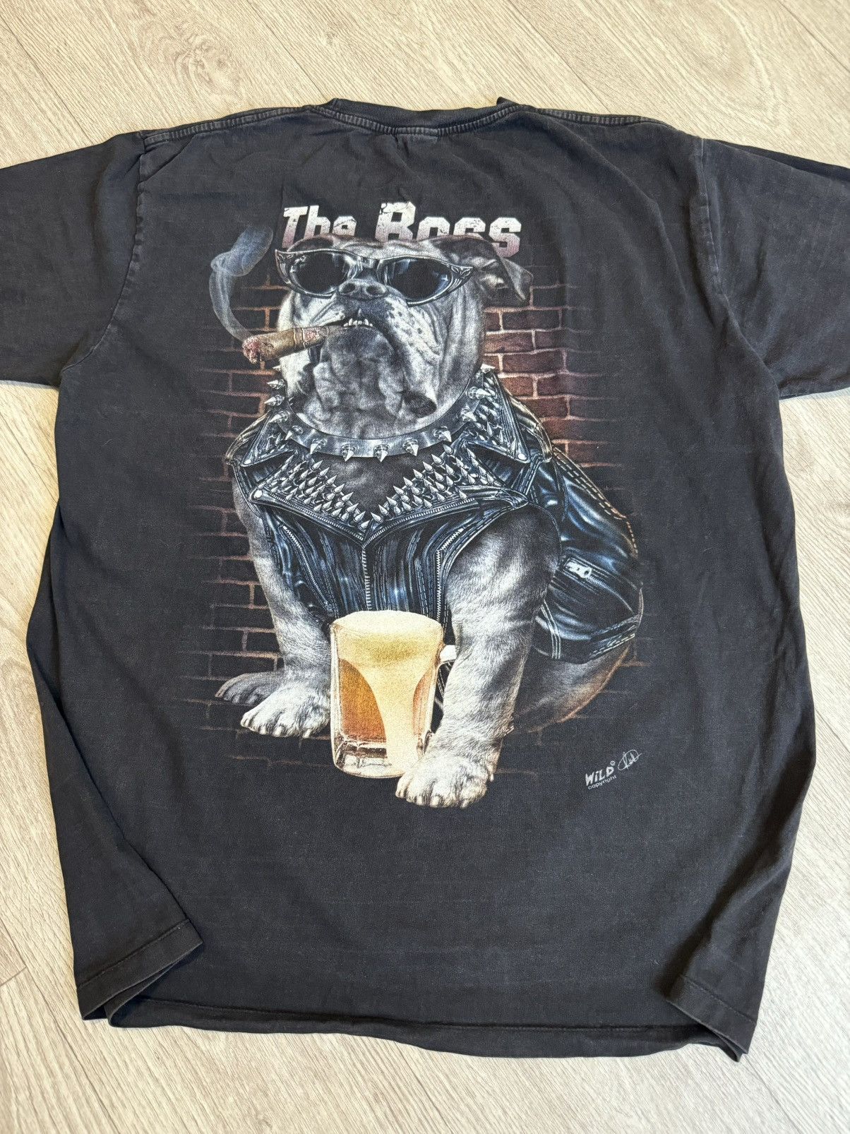 Vintage 🔷Vintage The Boss Dog T-shirt🔷 Size US XL / EU 56 / 4 - 5 Thumbnail