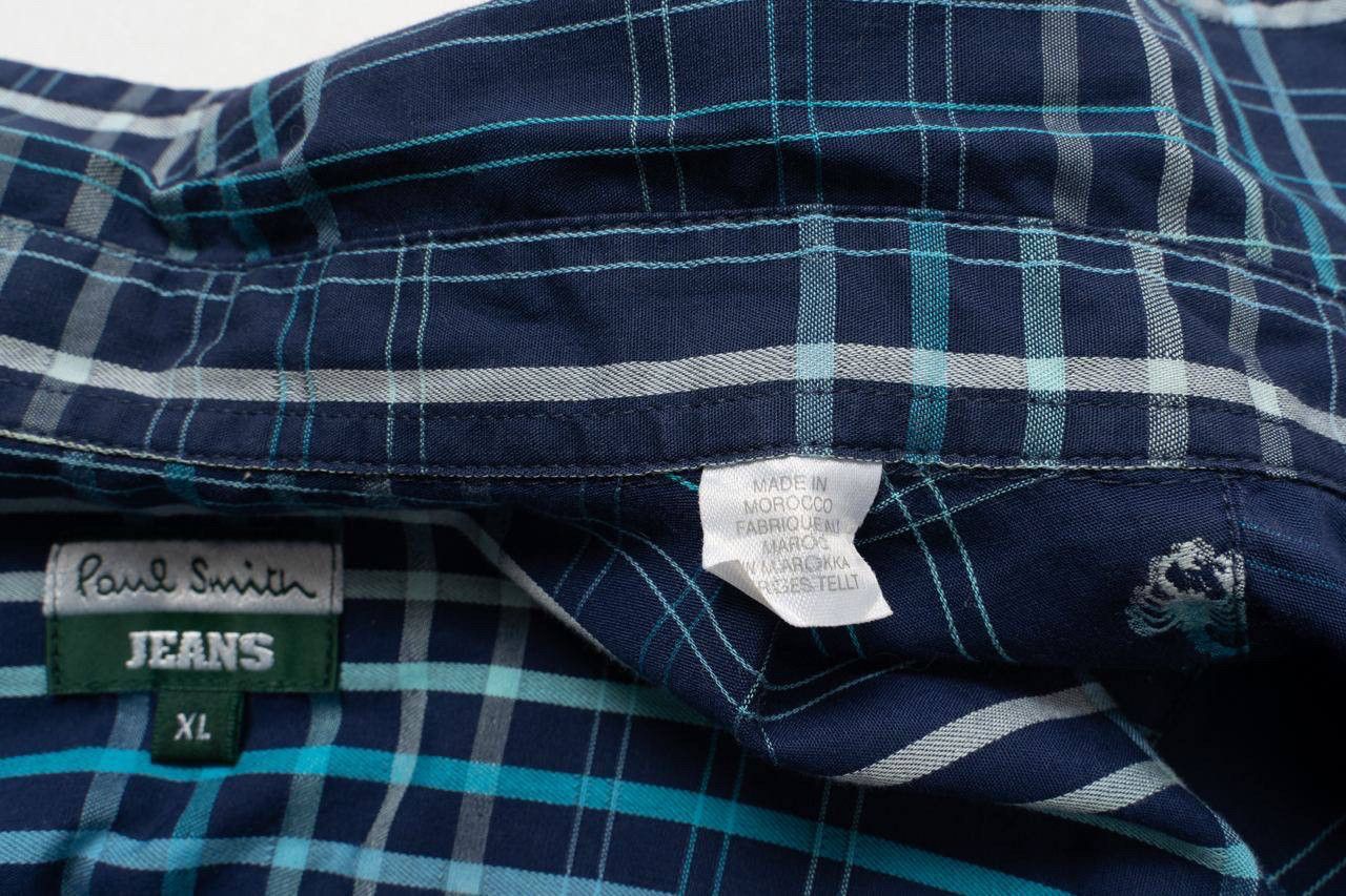 Paul Smith 🔵PAUL SMITH JEANS Vintage Short Sleeve Zodiac Cotton Shirt Size US XL / EU 56 / 4 - 19 Thumbnail