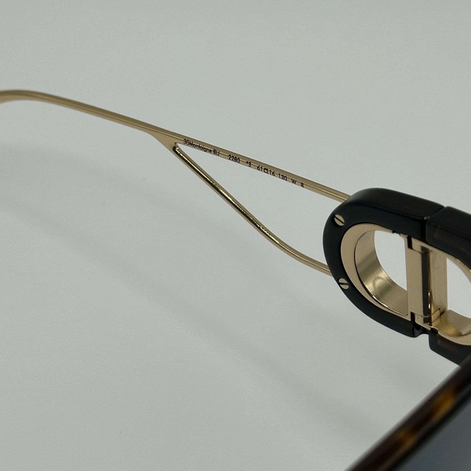 Dior NEW Dior Sunglasses 30MONTAIGNE BU 22B0 Dark Havana Blue Size ONE SIZE - 6 Thumbnail