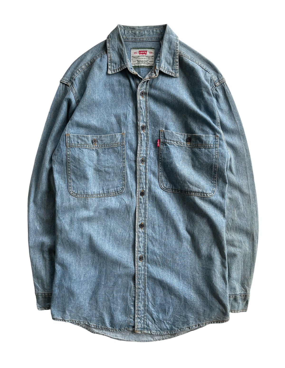 DENIM TEARS × Levi's Denim Tears x Levis Peace Patchwork Button Up