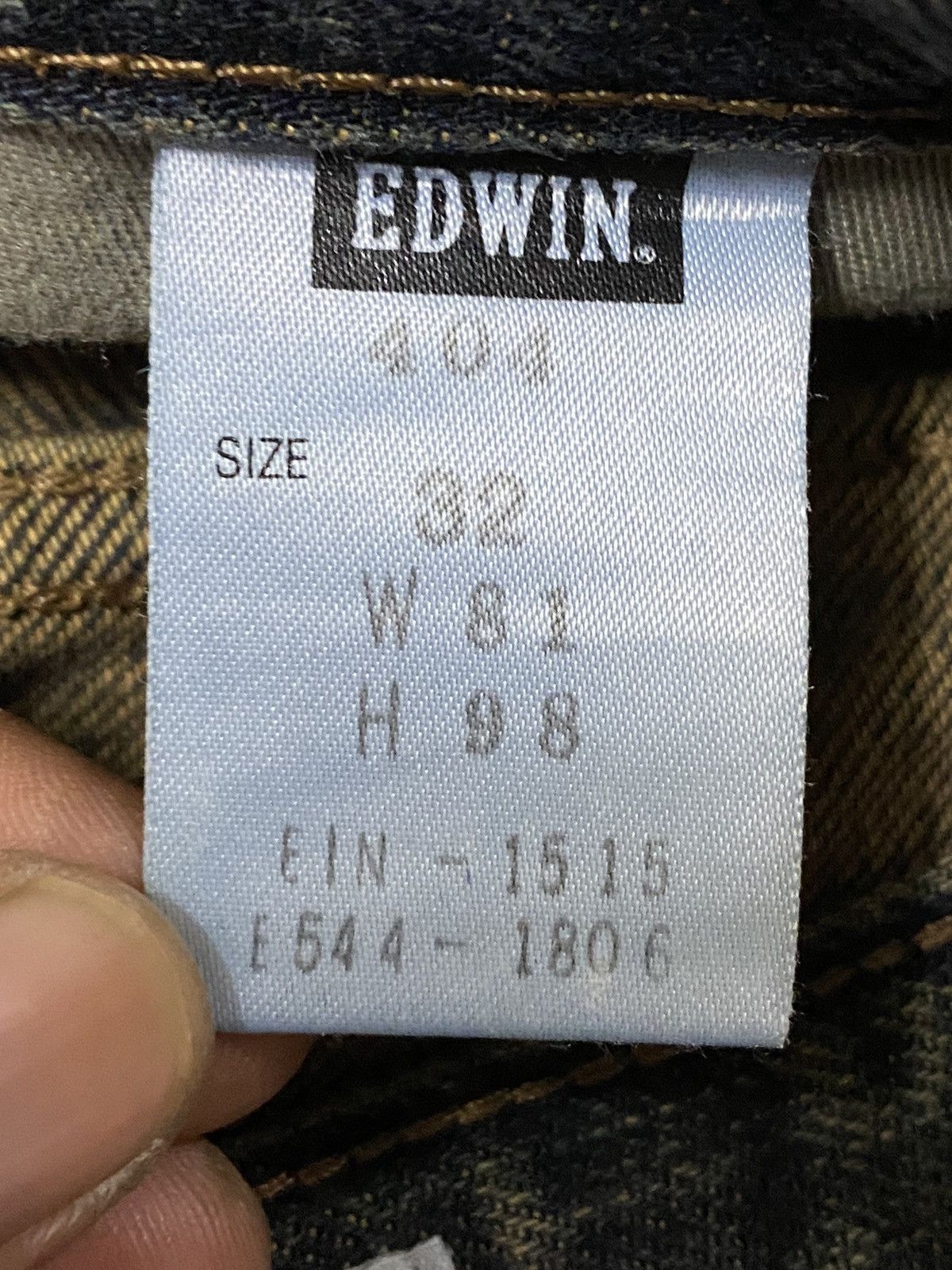 Edwin straight leg jeans with a relaxed Loose jeans