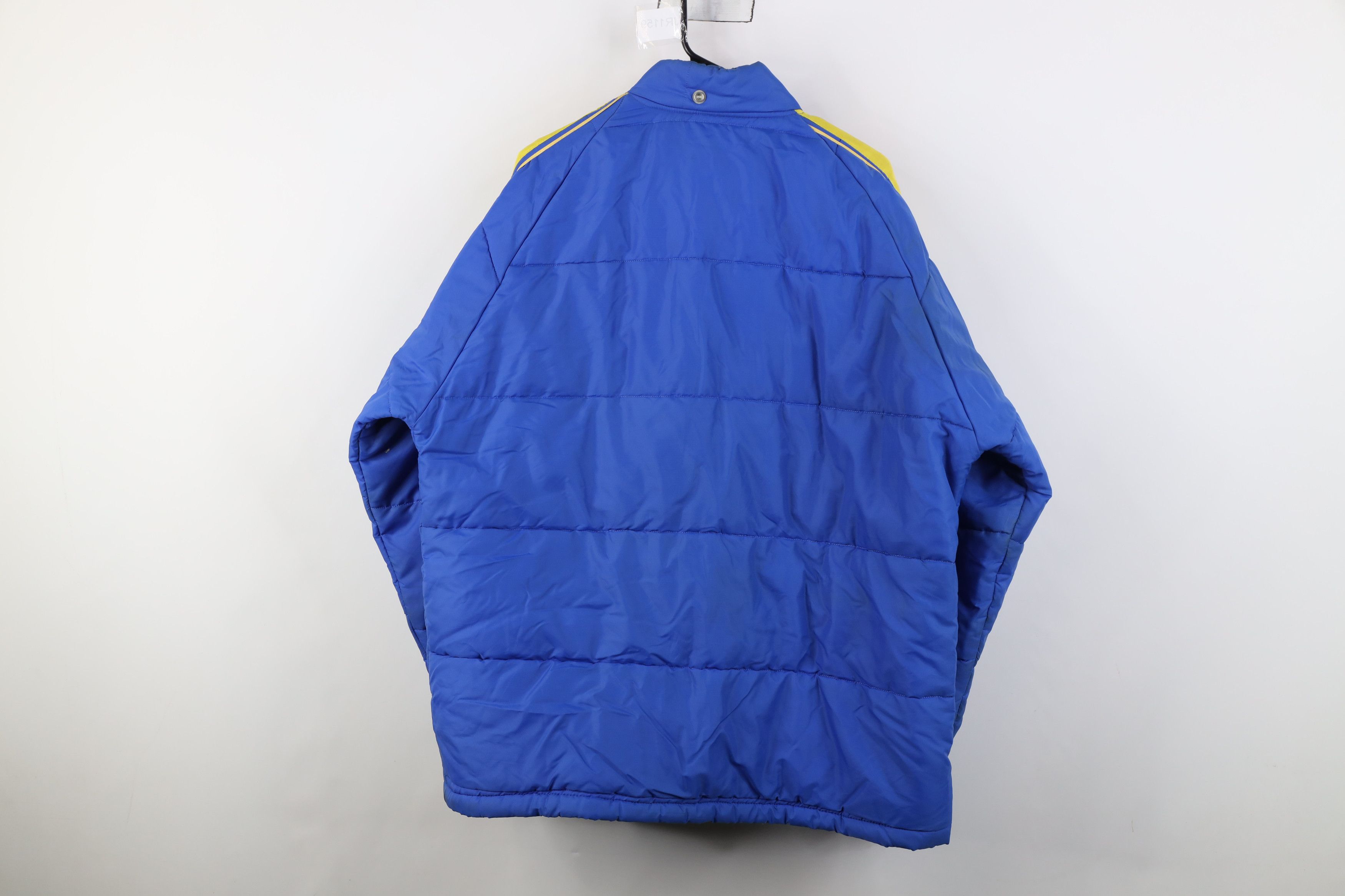 Vintage Vintage 70s Streetwear Michelin Tires Puffer Jacket Blue USA Size US XL / EU 56 / 4 - 14 Thumbnail