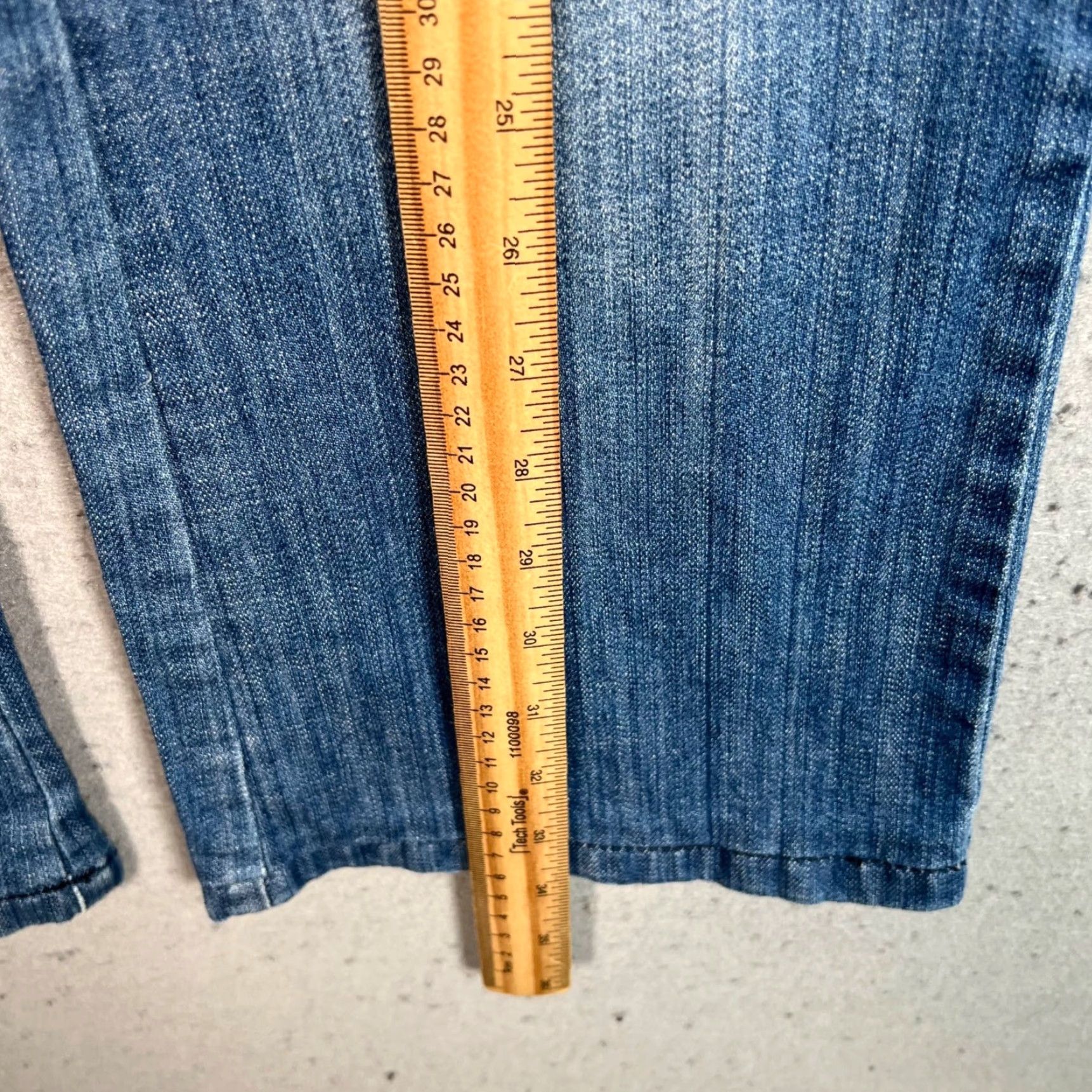 Mango Mango Jeans Womens Size 2 Blue Straight Leg Denim Pants Cotton Blend Adult Regular 5-Pocket Womens Jeans 90s Style? Size 26" / US 2 / IT 38 - 7 Thumbnail
