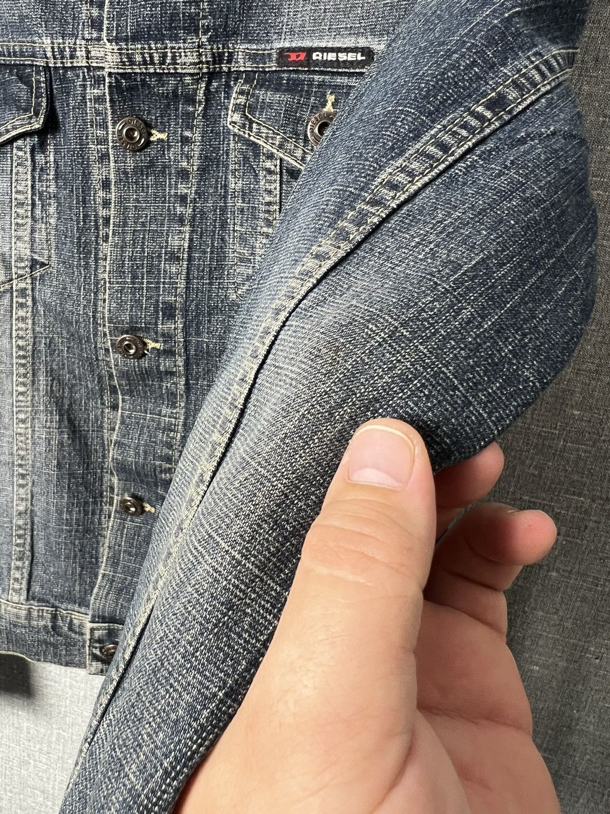 Diesel Rare Vintage Diesel Denim Jacket Women’s Size S Jean Jacket Size S / US 4 / IT 40 - 8 Thumbnail