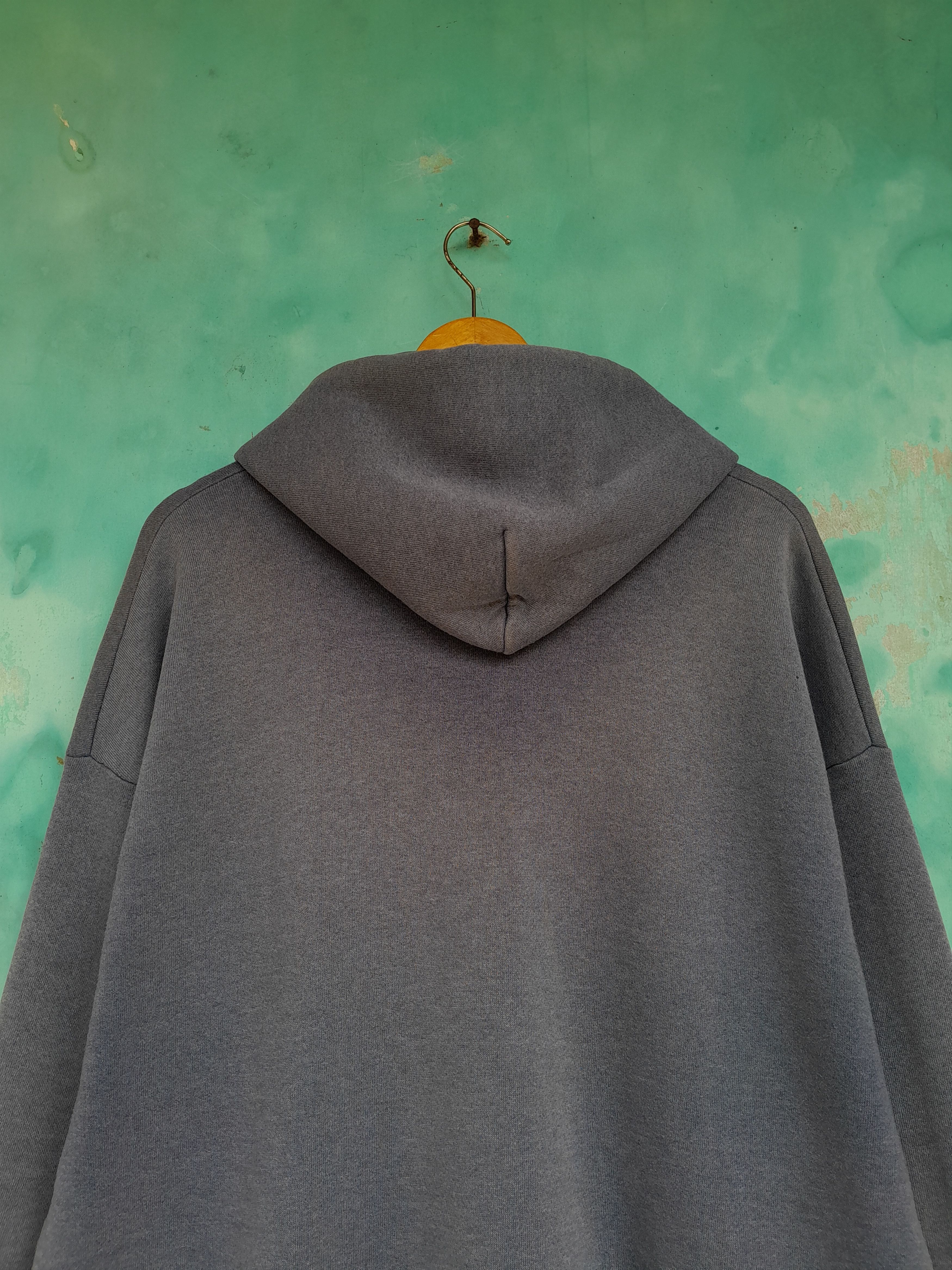Lee Vintage 90s LEE Blank zipper hoodie Rap tee style Size US XL / EU 56 / 4 - 4 Thumbnail