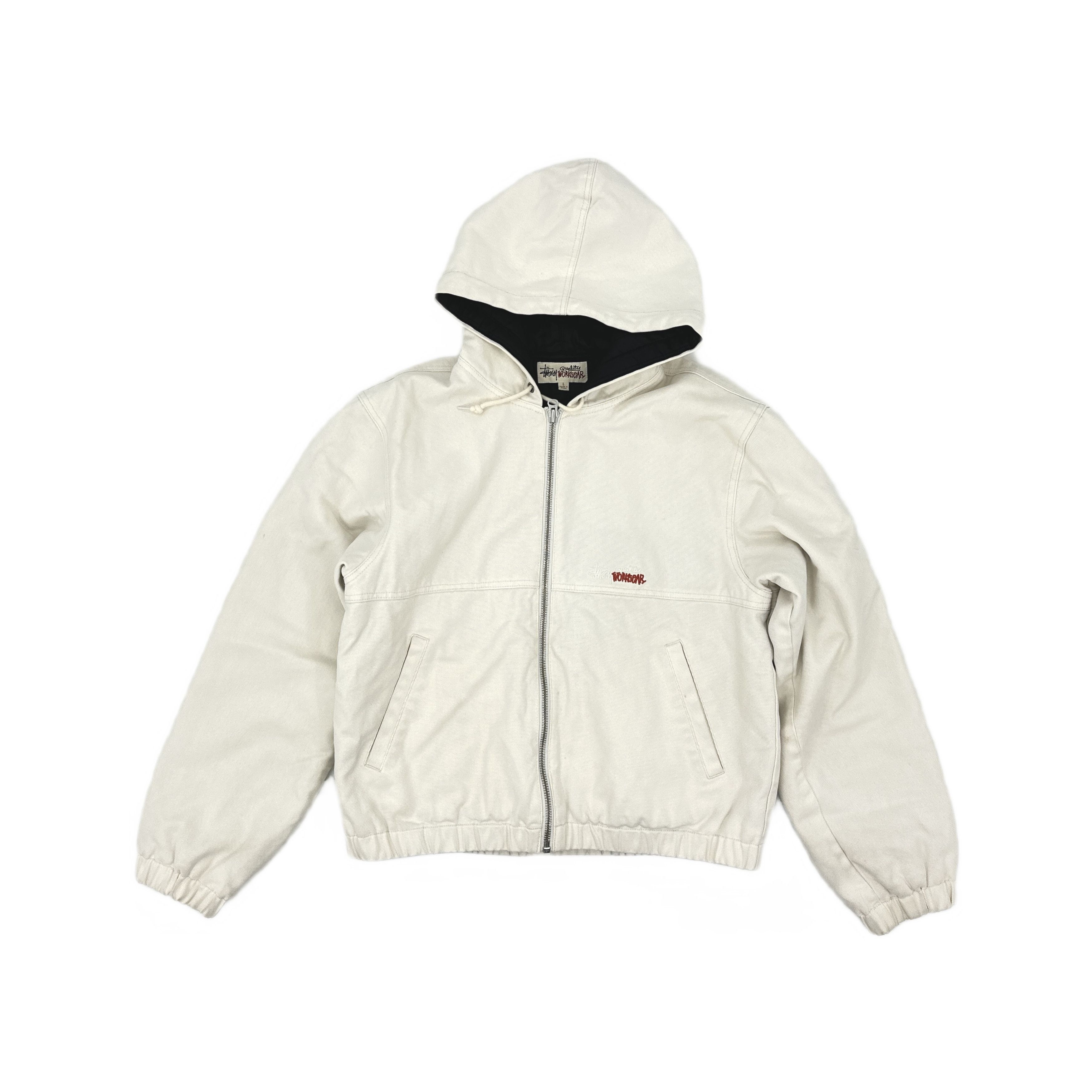 Stussy Vintage Stussy wool pea coat jacket size L | Grailed