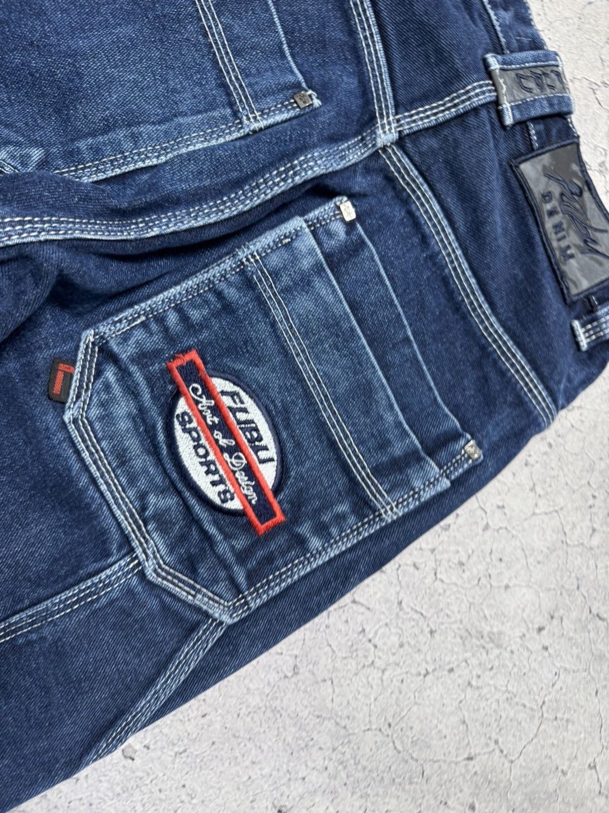 Fubu Vintage Fubu Cargo Rap Baggy Jeans Denim Hype Size US 28 / EU 44 - 13 Thumbnail