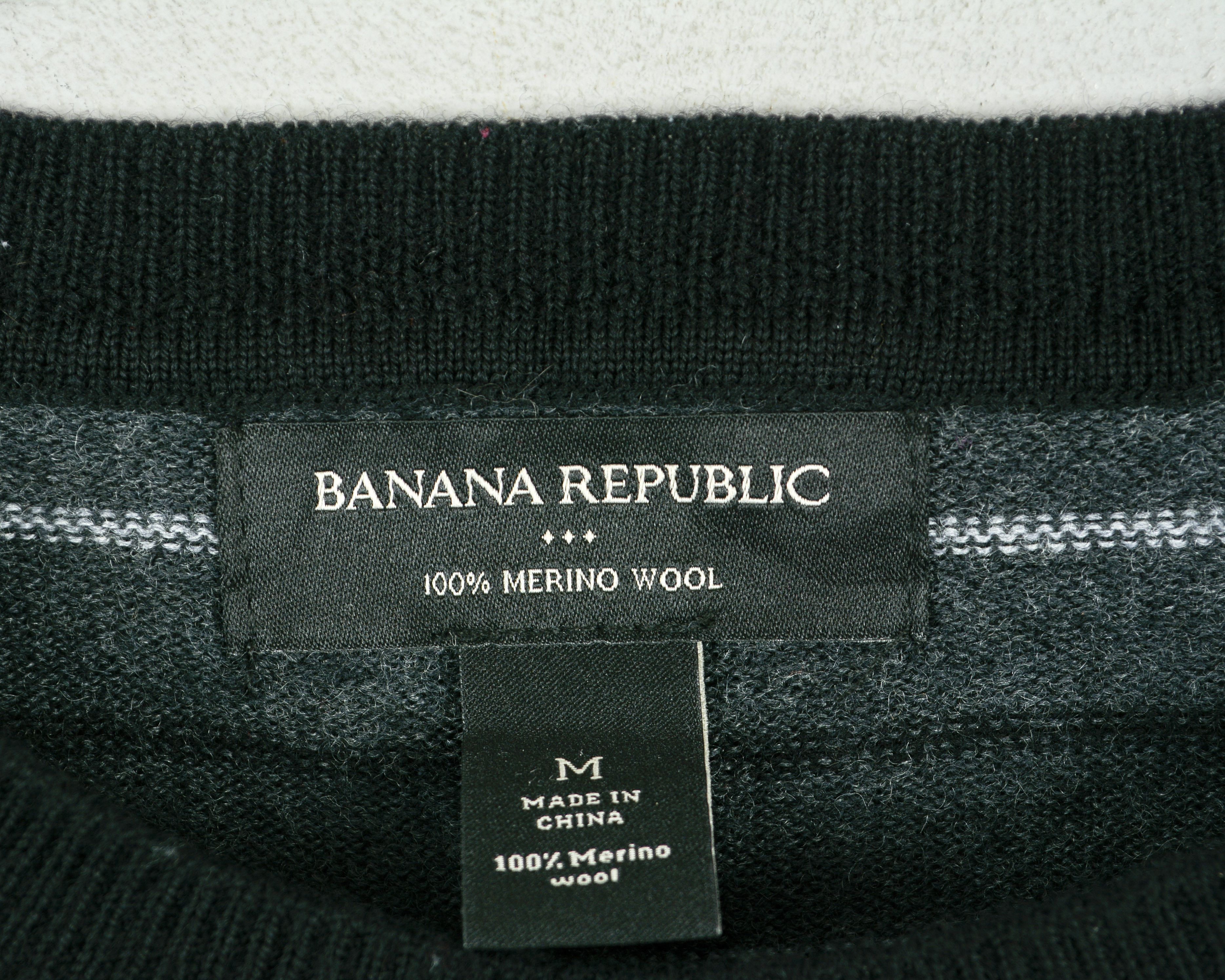 Banana Republic 100% Merino Wool Knit Sweater M Jumper Pullover Crew Neck Size US M / EU 48-50 / 2 - 4 Thumbnail