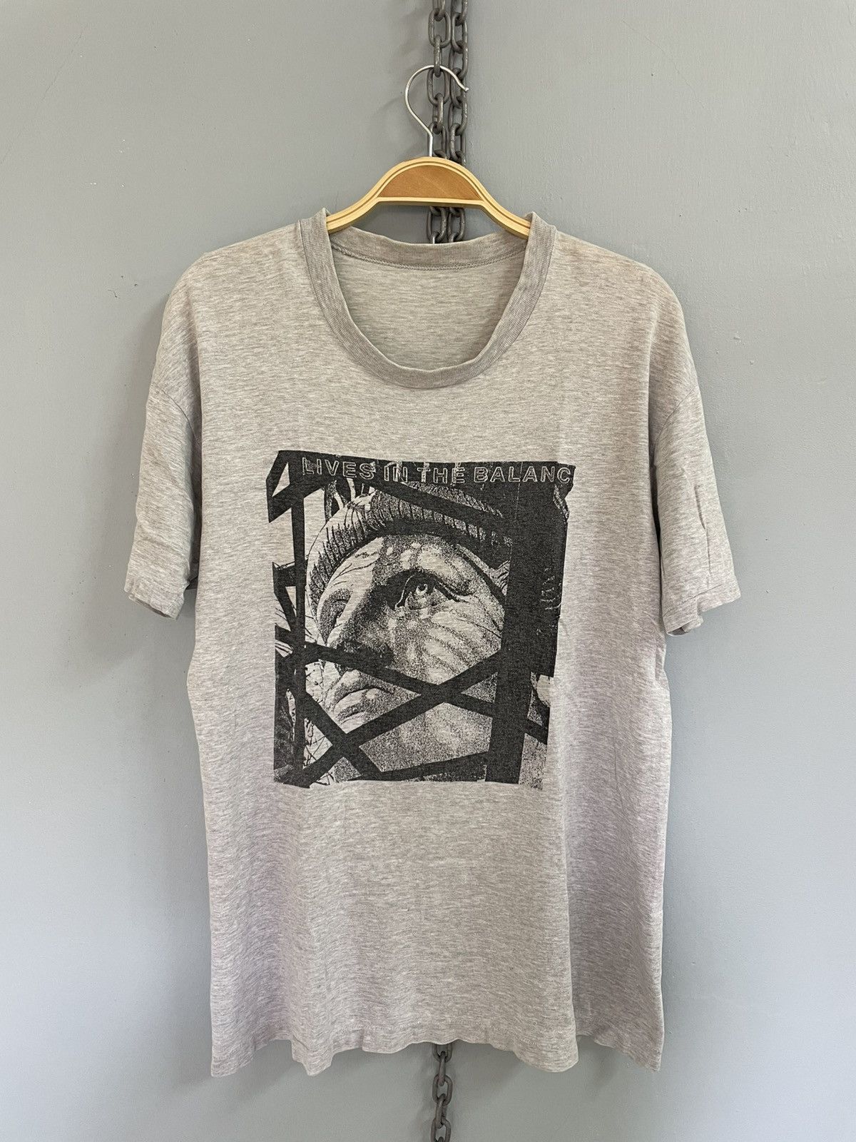 Vintage 80s Lives In The Balance by Jackson Browne t shirt