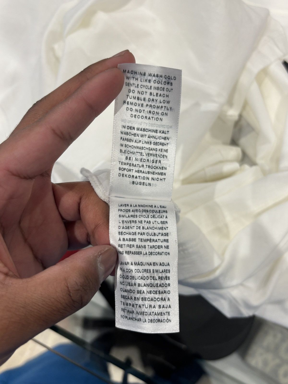 True Religion True Religion White Black Contrast Pocket Tee Size: XL Size US XL / EU 56 / 4 - 5 Thumbnail