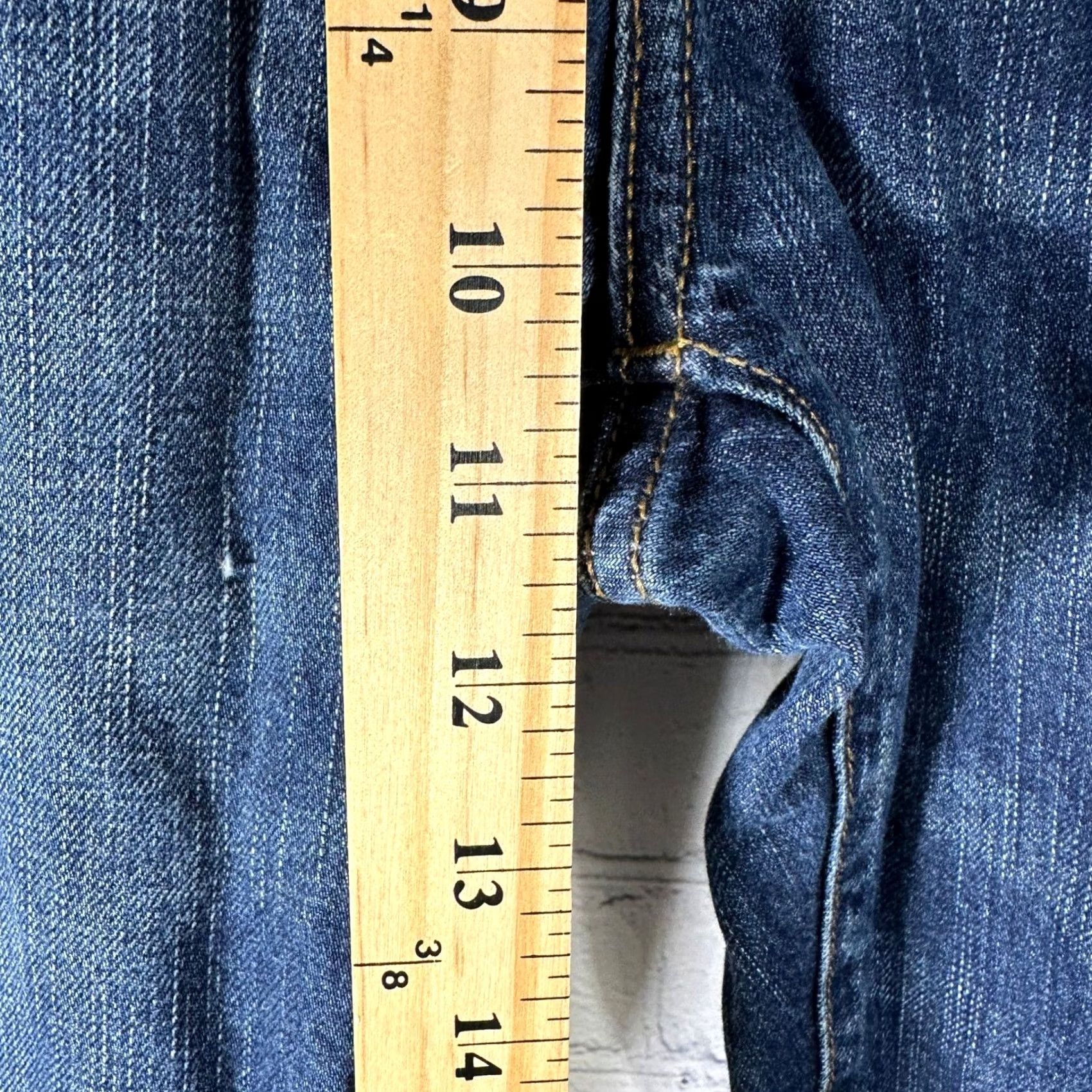 American Eagle Outfitters American Eagle Outfitters Jeans Mens 36x32 Blue Dark Wash Distressed Straight Denim Size US 36 / EU 52 - 3 Thumbnail